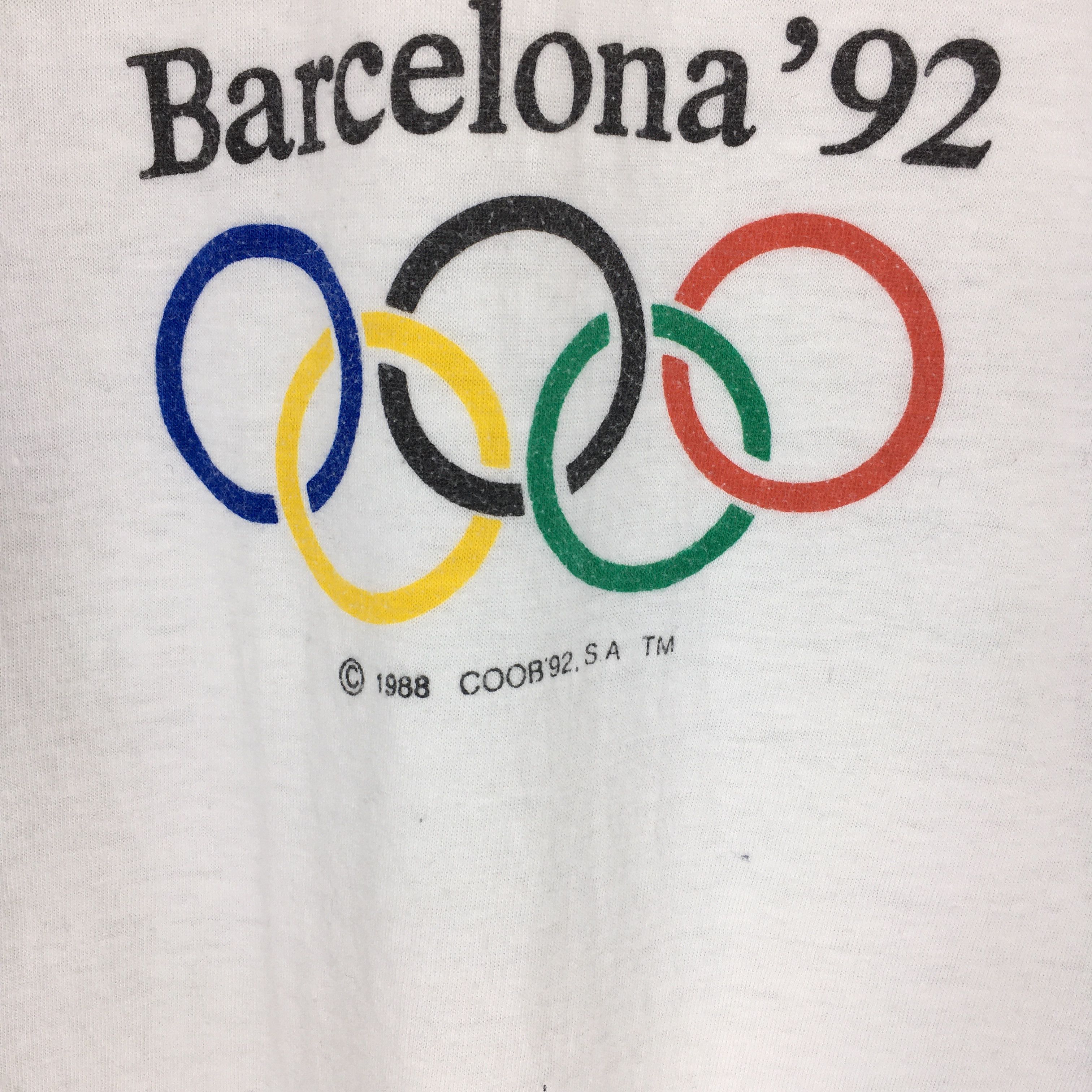 USA Olympics × Vintage Vintage Barcelona 1992 Summer Olympics T Shirt Medium Size US M / EU 48-50 / 2 - 5 Thumbnail