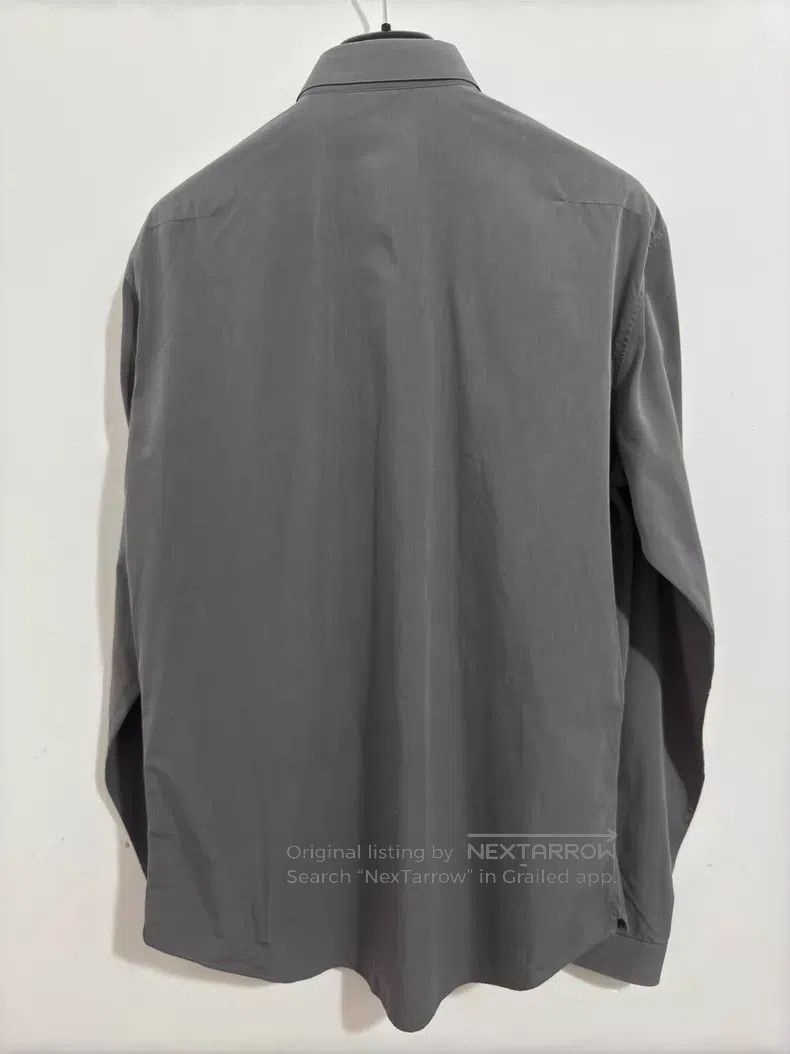 Dior Dior Size 40 Foggy Grey Cotton Poplin Little Bee Shirt i Size US XL / EU 56 / 4 - 2 Thumbnail