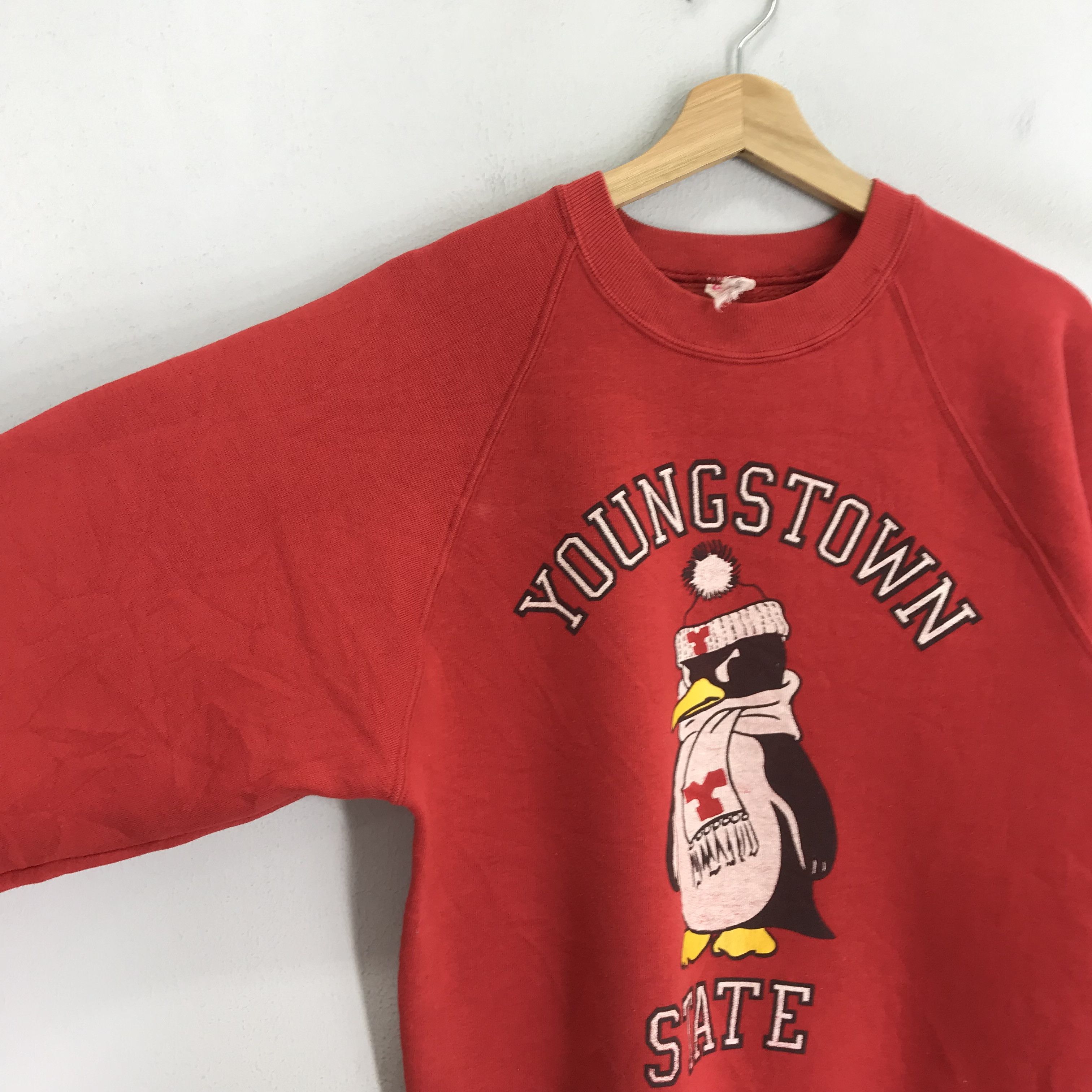 NCAA Vintage 90's Youngstown State Ncaa Red - 412 Size US S / EU 44-46 / 1 - 4 Thumbnail