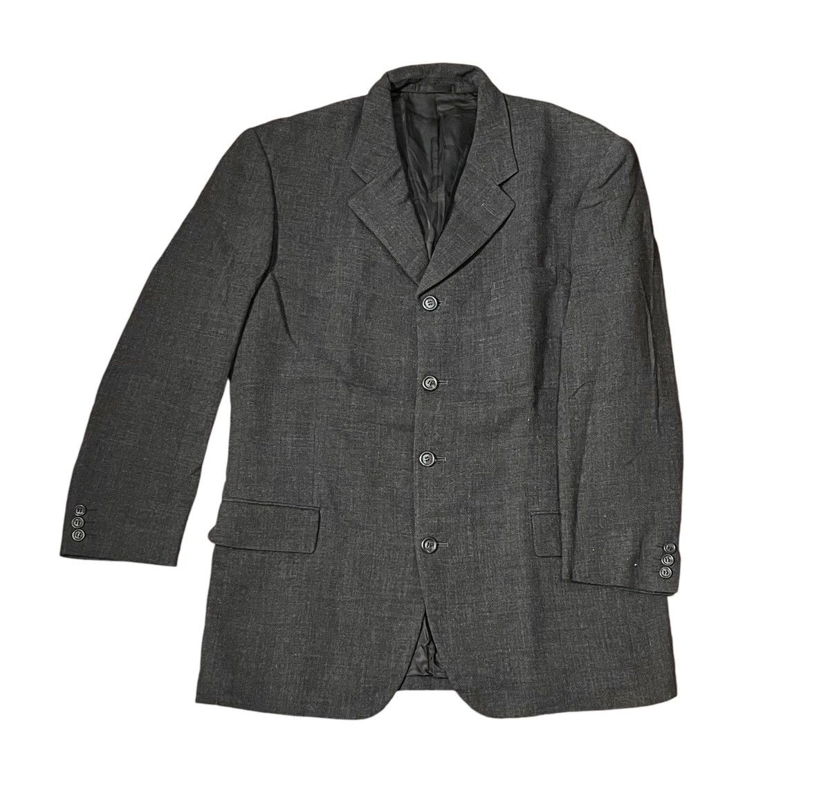 Issey Miyake Vintage issey miyake grey wool blazer Size US M / EU 48-50 / 2 - 1 Thumbnail