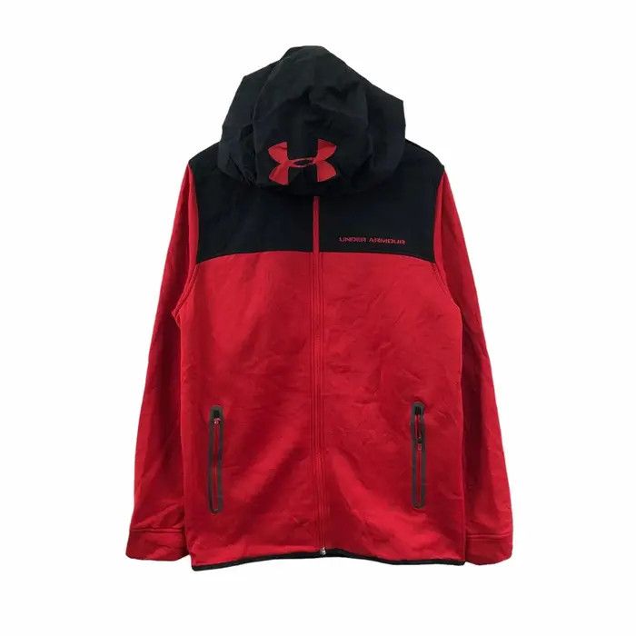 Under Armour Vtg UNDER ARMOUR RUGBY Football Soccer Hoodie Jacket Zipper Size US M / EU 48-50 / 2 - 1 Thumbnail