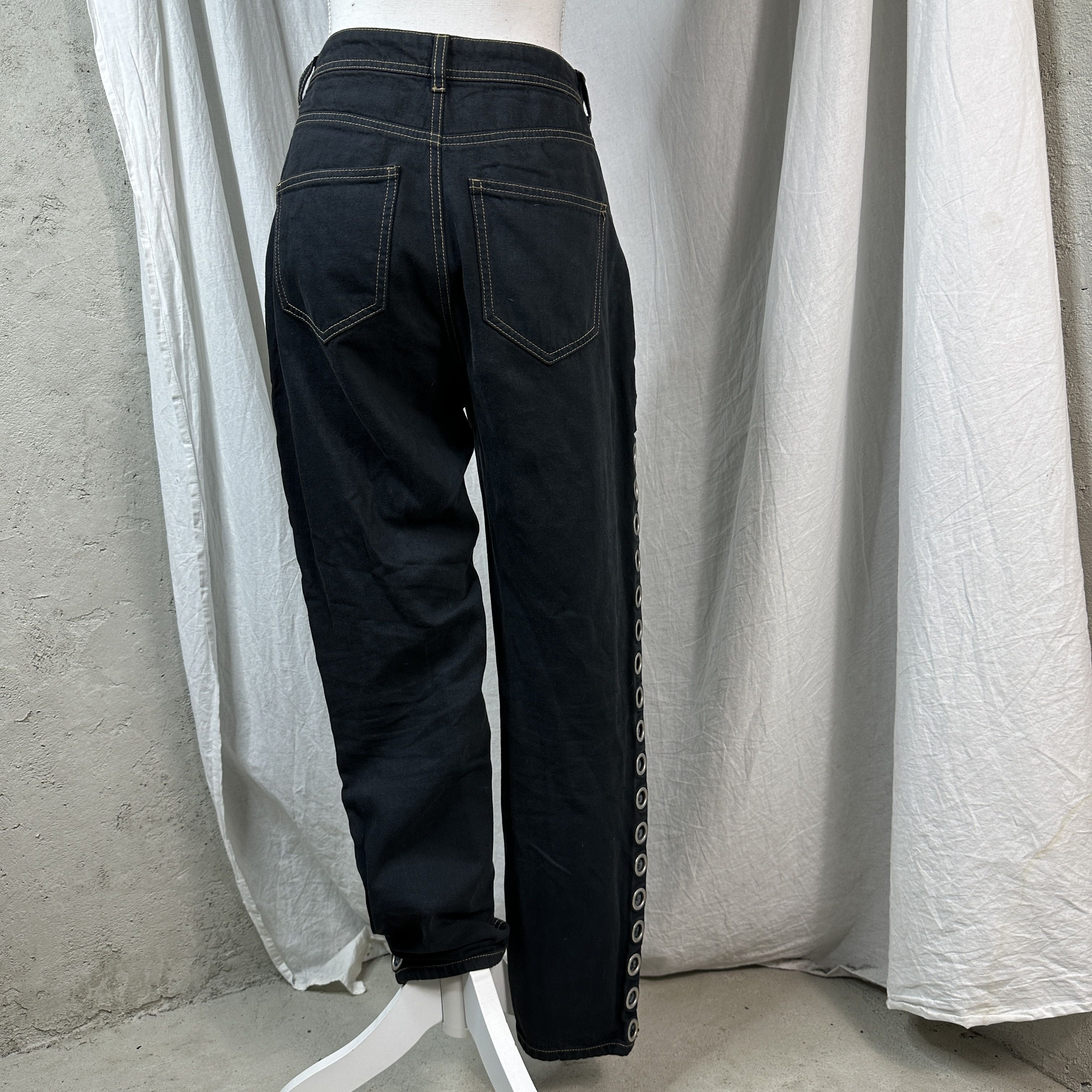 Vintage Vintage Studded Jeans Size 25" / US 0 / IT 36 - 3 Thumbnail