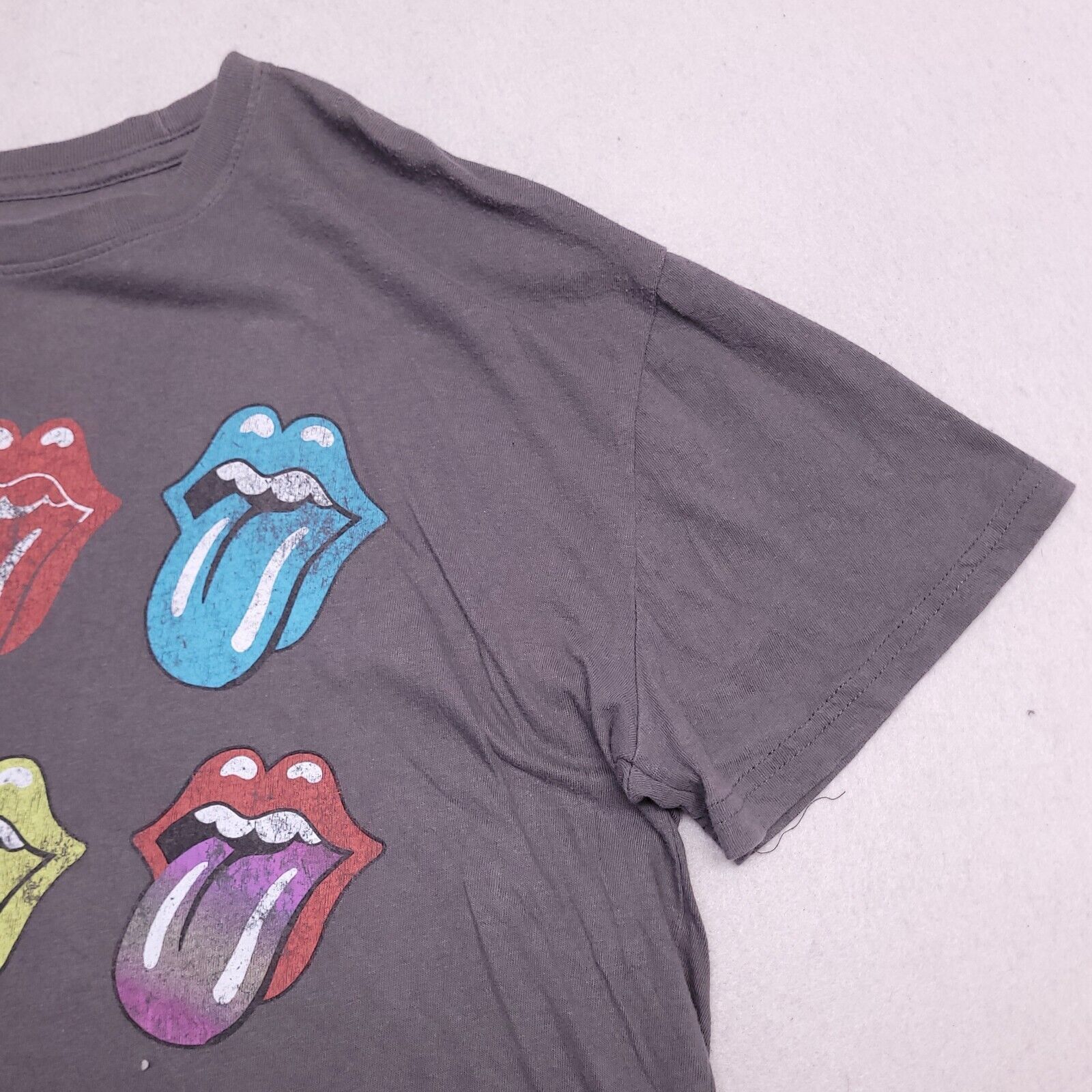 The Rolling Stones The Rolling Stones Graphic T-Shirt Adult Mens Size M Gray Size US M / EU 48-50 / 2 - 6 Thumbnail