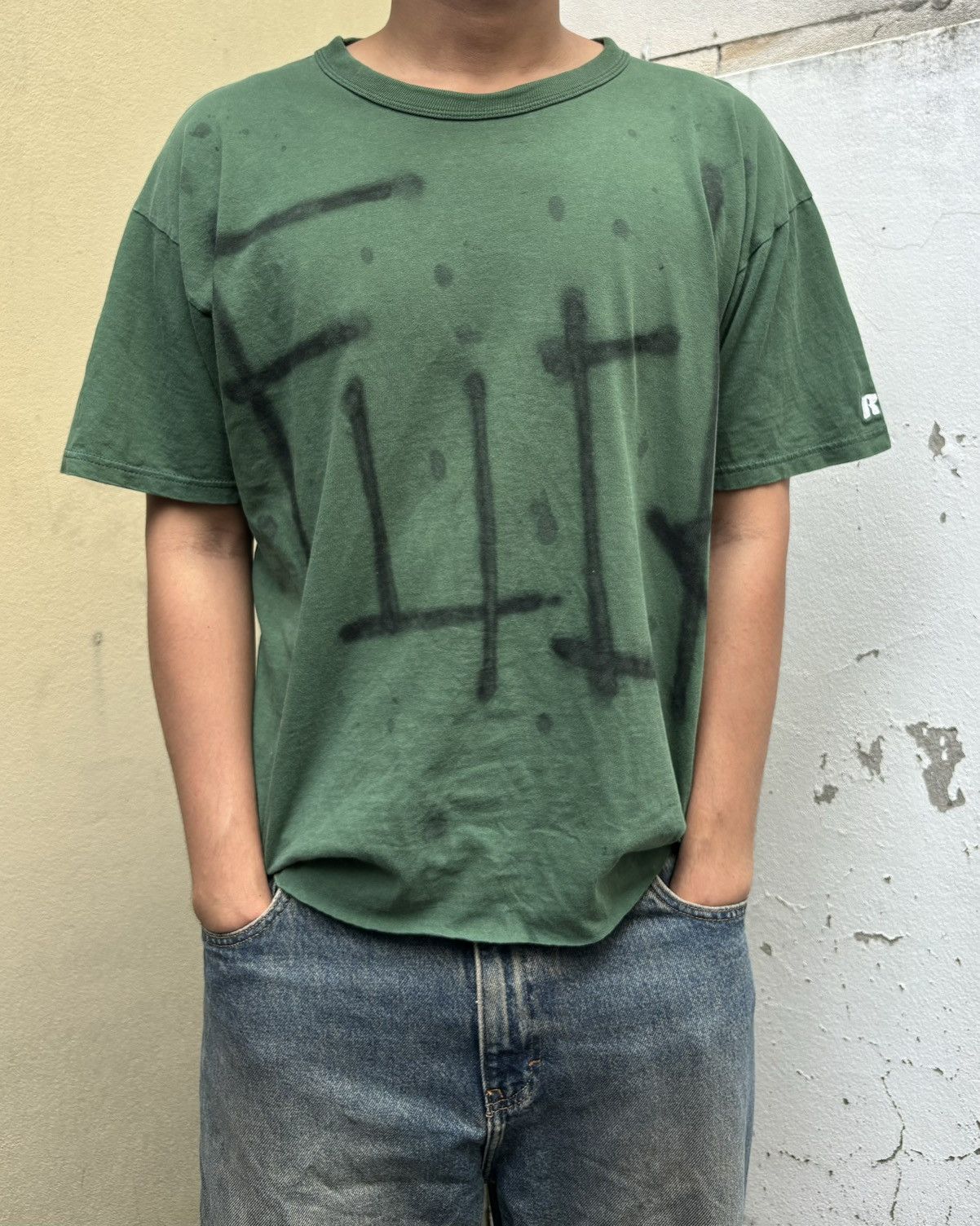 Vintage FUCK T Shirt Russell