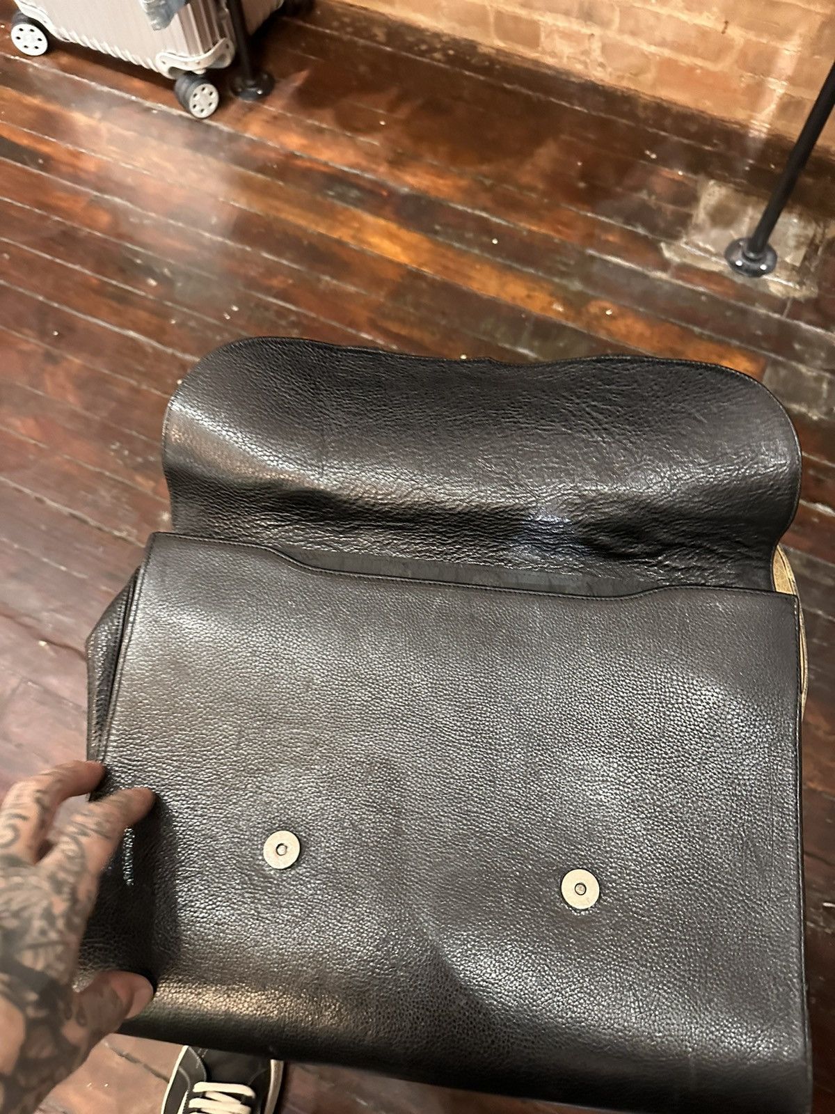 Chrome Hearts CHROME HEARTS STUDDED LEATHER BRIEFCASE BAG Size ONE SIZE - 17 Thumbnail