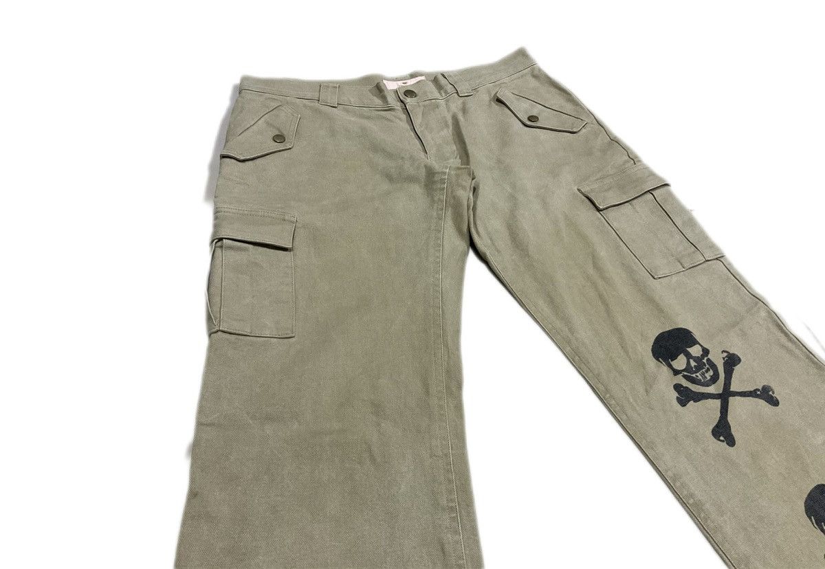 Hysteric Glamour × Japanese Brand × Seditionaries 🔥Sick Y2K Super Lovers Skull Flared Pants Size US 30 / EU 46 - 2 Thumbnail