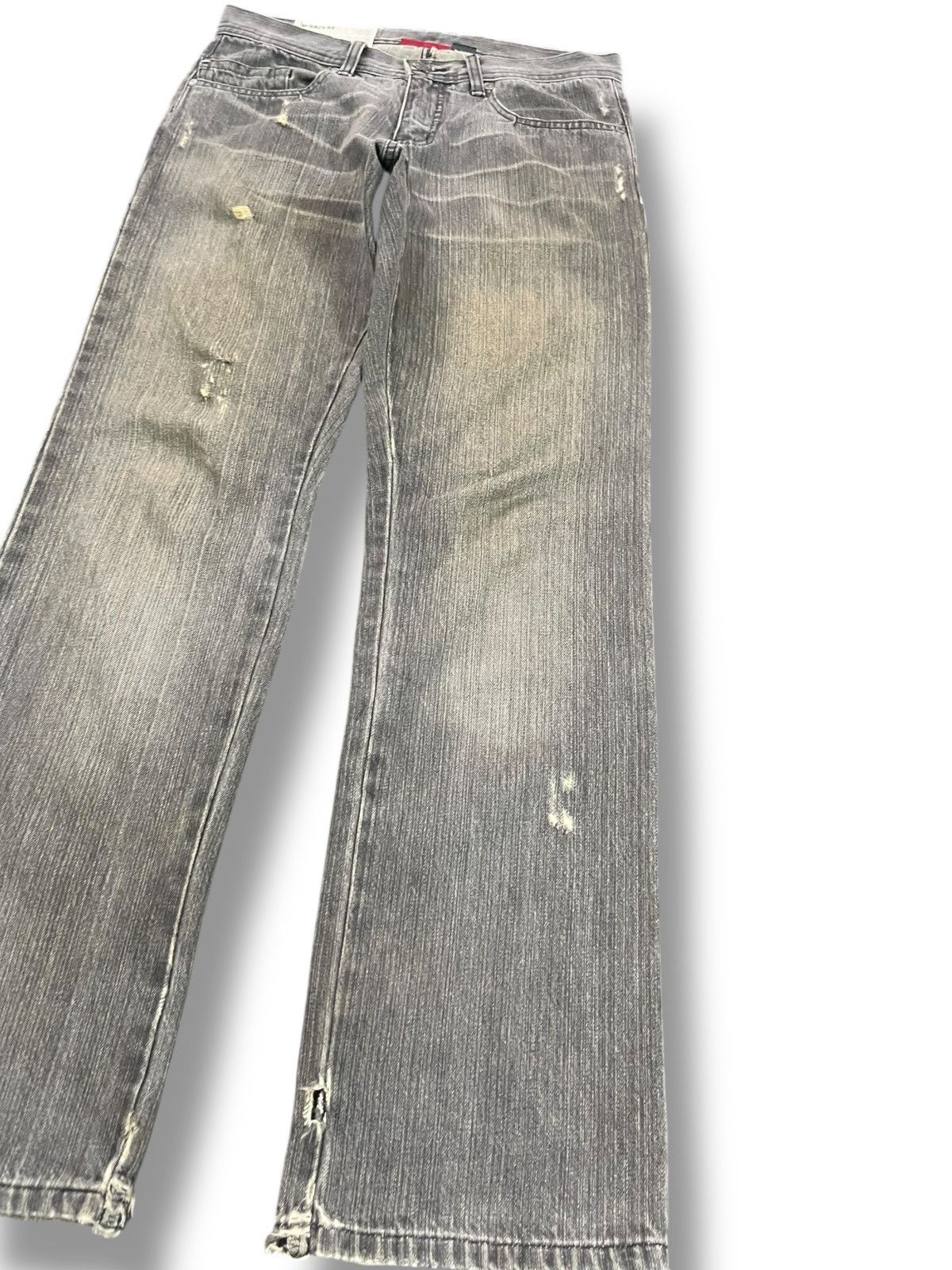 Oakley × Vintage Vintage Oakley Industrial Denim Slim Fit Distressed Denim Size US 31 - 4 Thumbnail