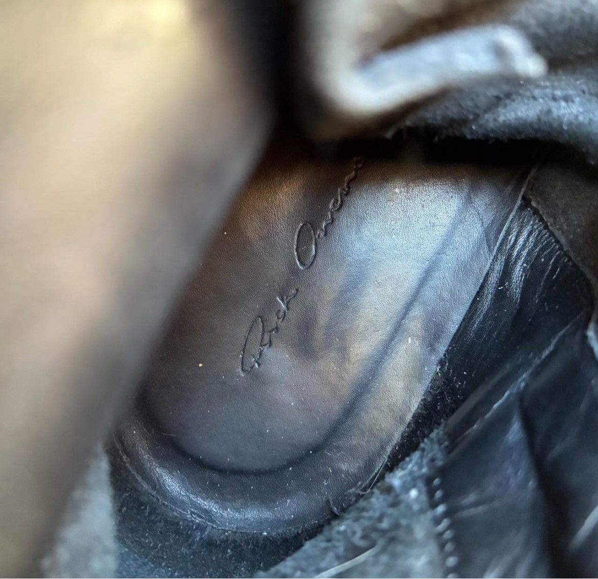 Rick Owens Rick Owens Black Suede Sharktooth Combat Boots FW14 Size US 7.5 / EU 40-41 - 3 Thumbnail