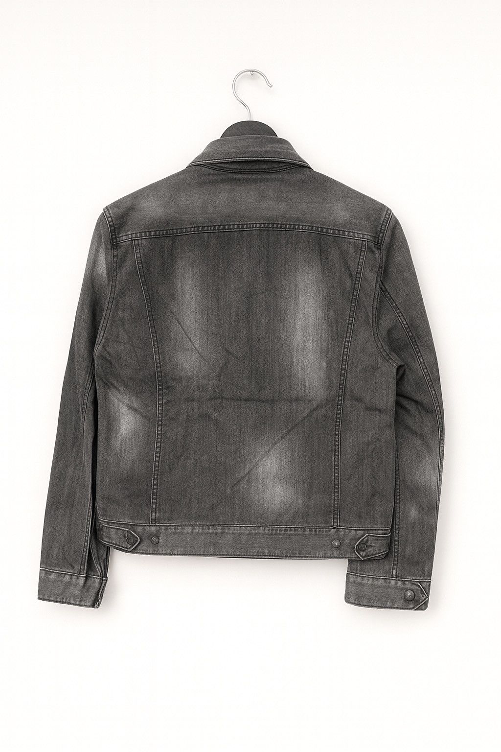 Japanese Brand Ground Floor Grey Denim Jacket – Vintage-Style Men’s Casual Size US S / EU 44-46 / 1 - 2 Thumbnail