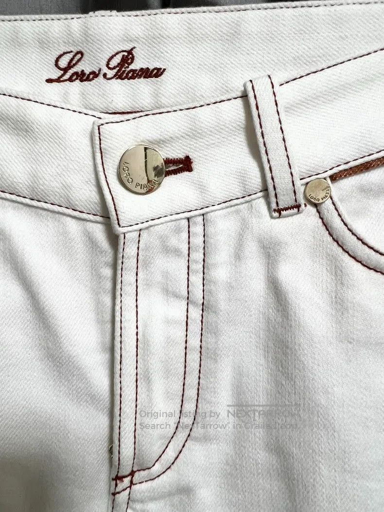 Loro Piana Loro Piana Low-waist casual pants / jeans Size 25" / US 0 / IT 36 - 3 Thumbnail