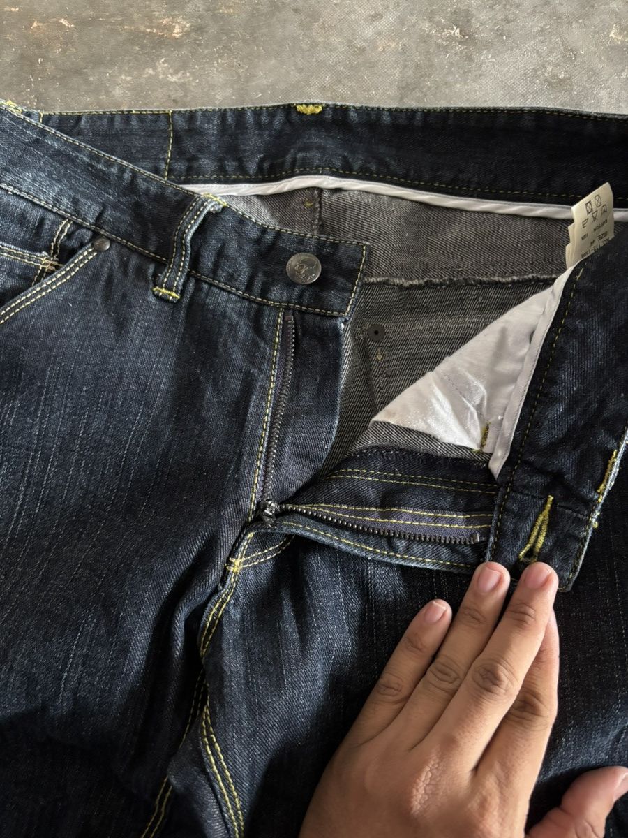 If Six Was Nine y2k zipper leg custom culture japanese jeans Size US 30 / EU 46 - 4 Thumbnail