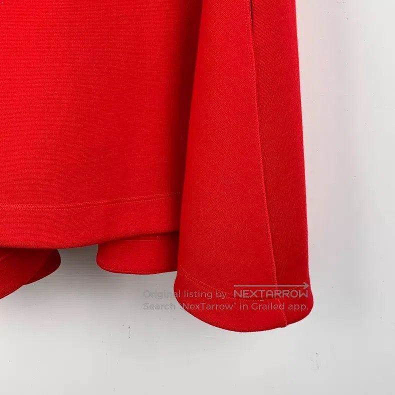 Dior Dior Red wool round-neck sleeveless dress Size XS / US 0-2 / IT 36-38 - 4 Thumbnail