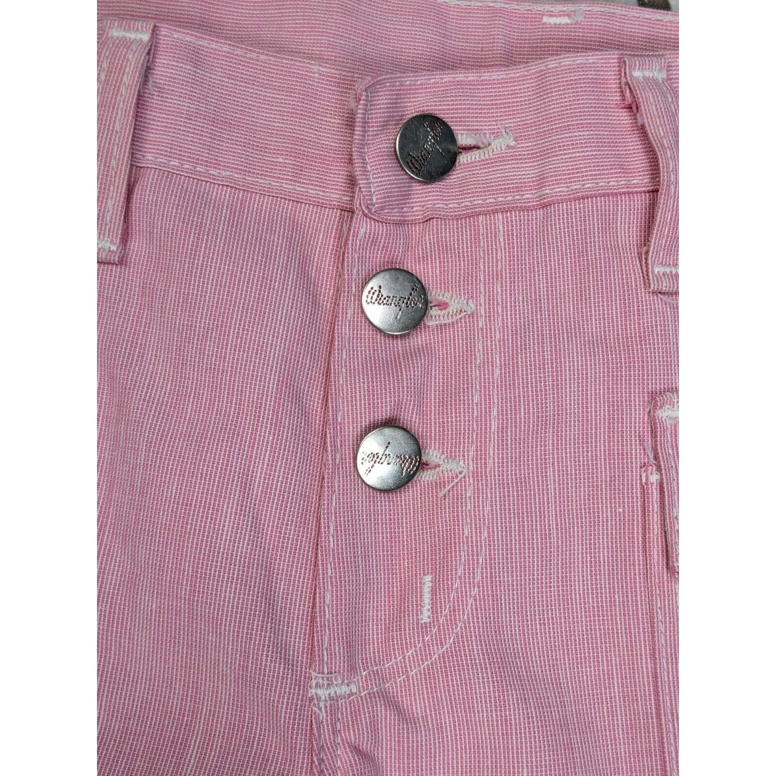 Wrangler Vtg 70s Wrangler Bell Bottom Flare Jeans Juniors 13 Pink USA Size 32" / US 10 / IT 46 - 3 Thumbnail