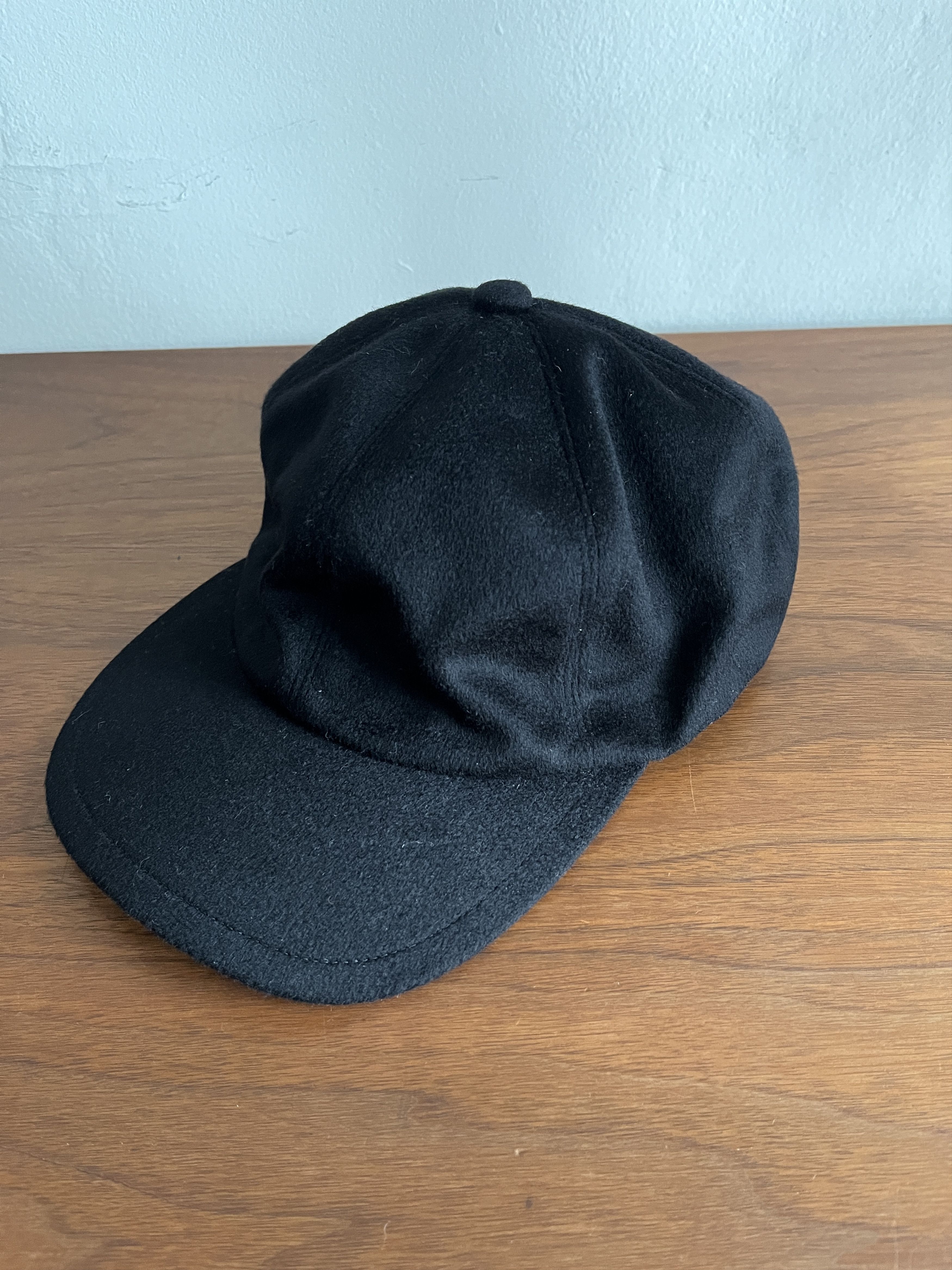 KIJIMA TAKAYUKI black cap, cashmere Size ONE SIZE - 1 Thumbnail