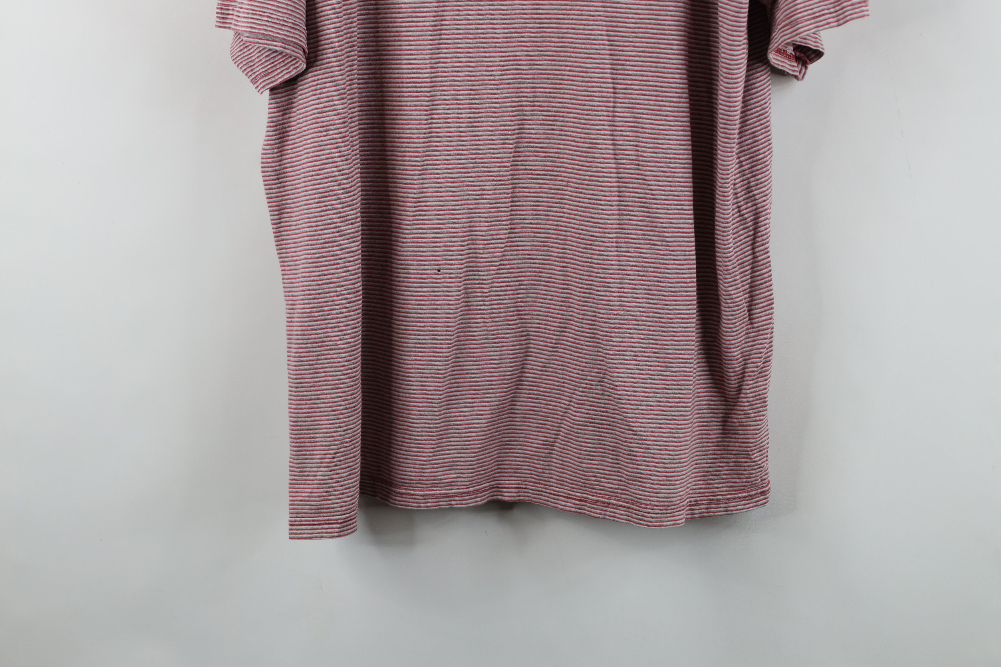 Vintage Vintage 90s Streetwear Blank Striped Short Sleeve T-Shirt Size US XL / EU 56 / 4 - 3 Thumbnail
