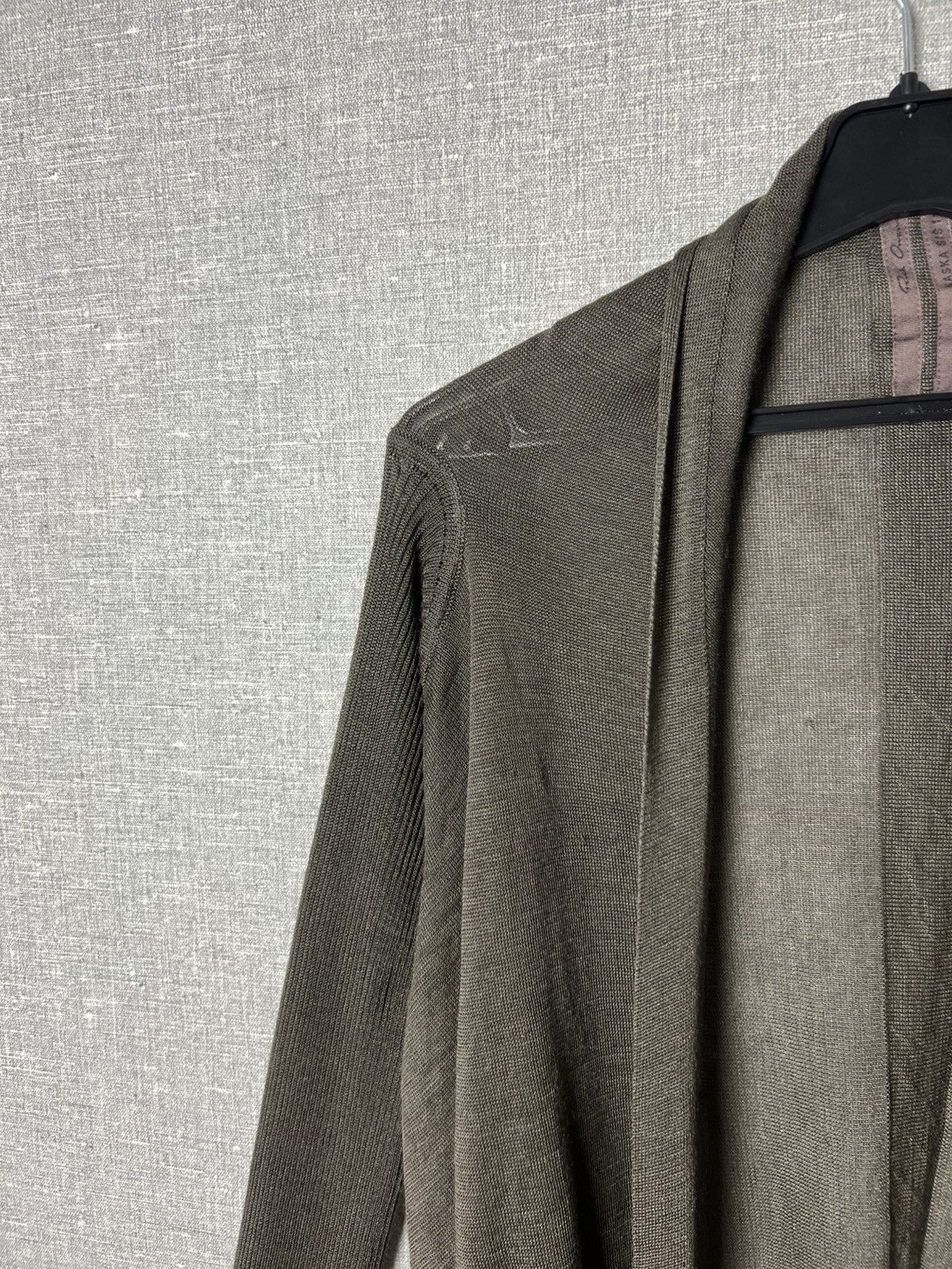 Rick Owens Avant-Garde Rick Owens NASKA S/S 12 Mesh Open Front Cardigan Size S / US 4 / IT 40 - 5 Thumbnail