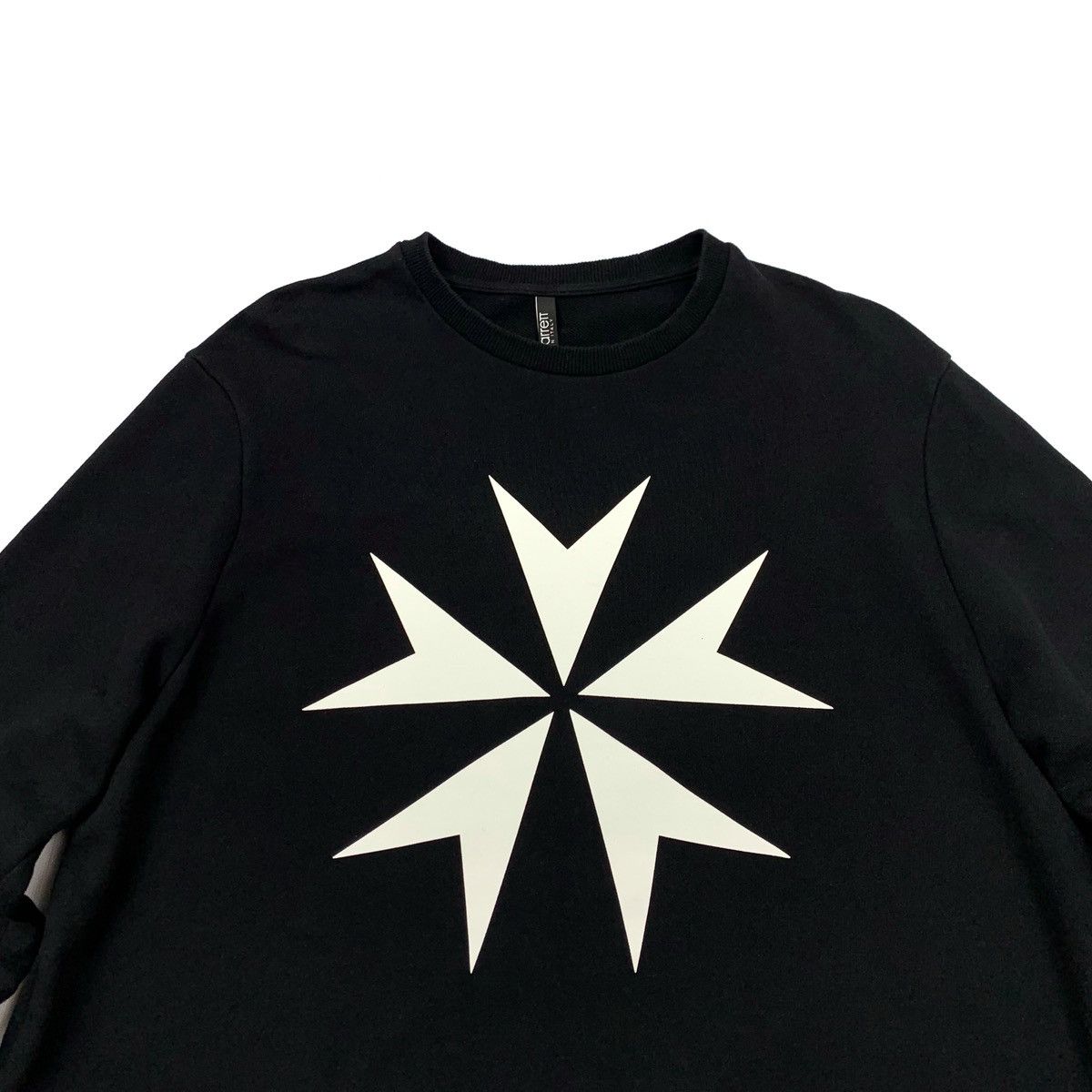 Neil Barrett Neil Barrett Military Star Sweatshirt Black Logo Size XXL Size US XXL / EU 58 / 5 - 5 Thumbnail