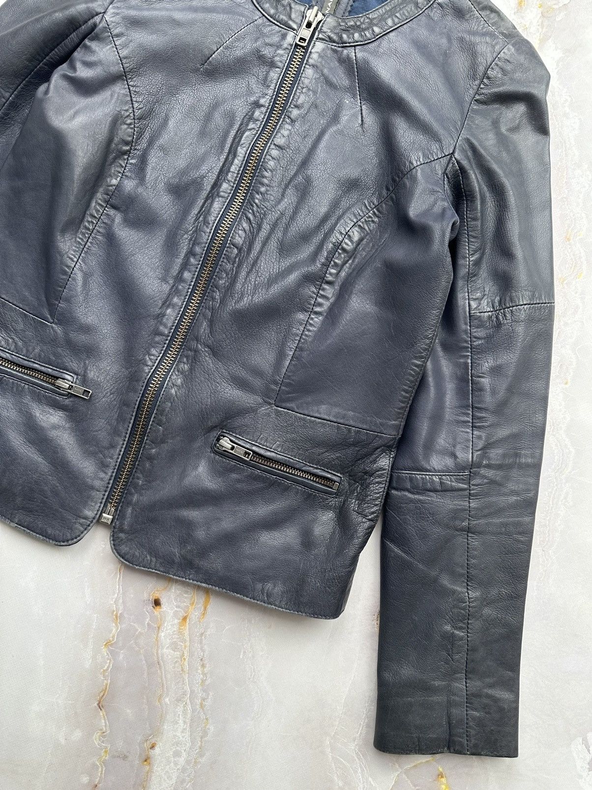 Japanese Brand Vintage Leather Jacket Size XS / US 0-2 / IT 36-38 - 4 Thumbnail