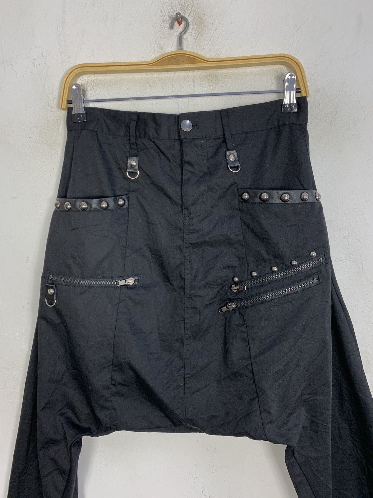 Japanese Brand × Seditionaries Hype Bondage Baggy Low Rise Multipockets Pant Cyber Punk Size US 29 - 3 Thumbnail