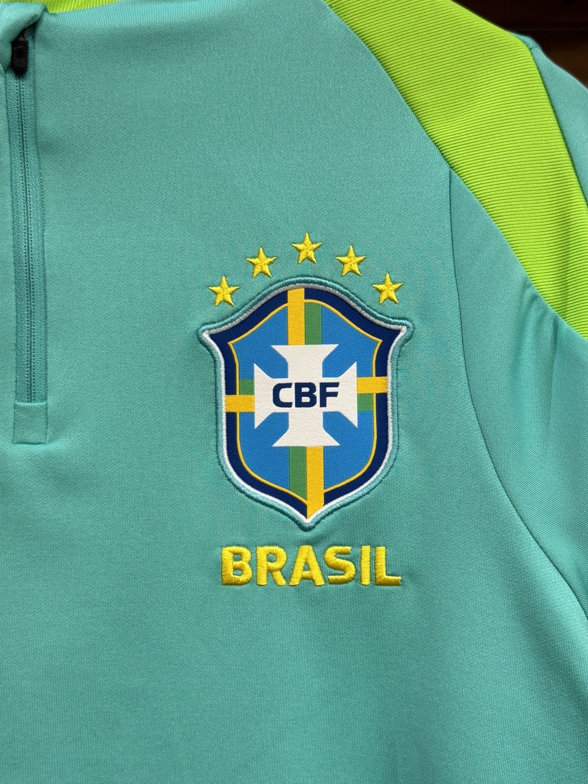 Nike Brazil 2024-25 Training Drill Top Size US L / EU 52-54 / 3 - 4 Thumbnail