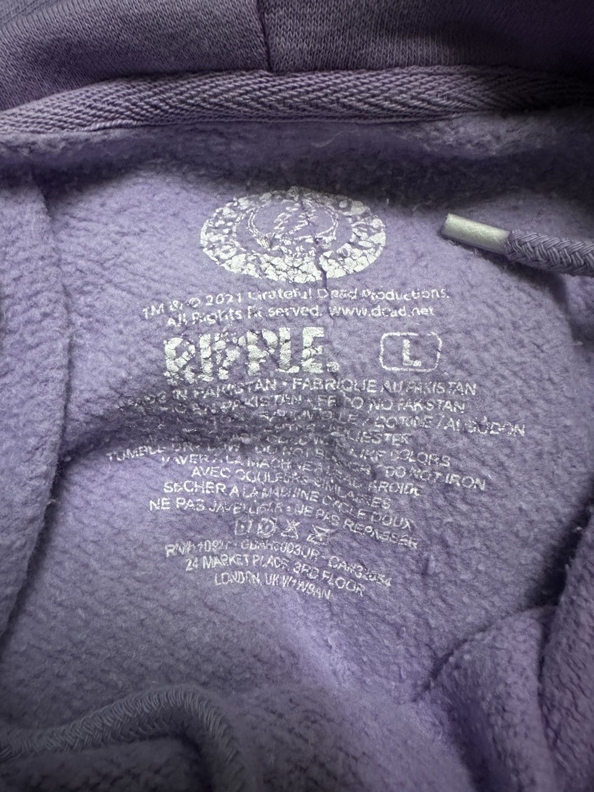 Japanese Brand Urban Outfitter Grateful Dead Dancing Bear Hoodie Sweatshirt Size US L / EU 52-54 / 3 - 7 Thumbnail