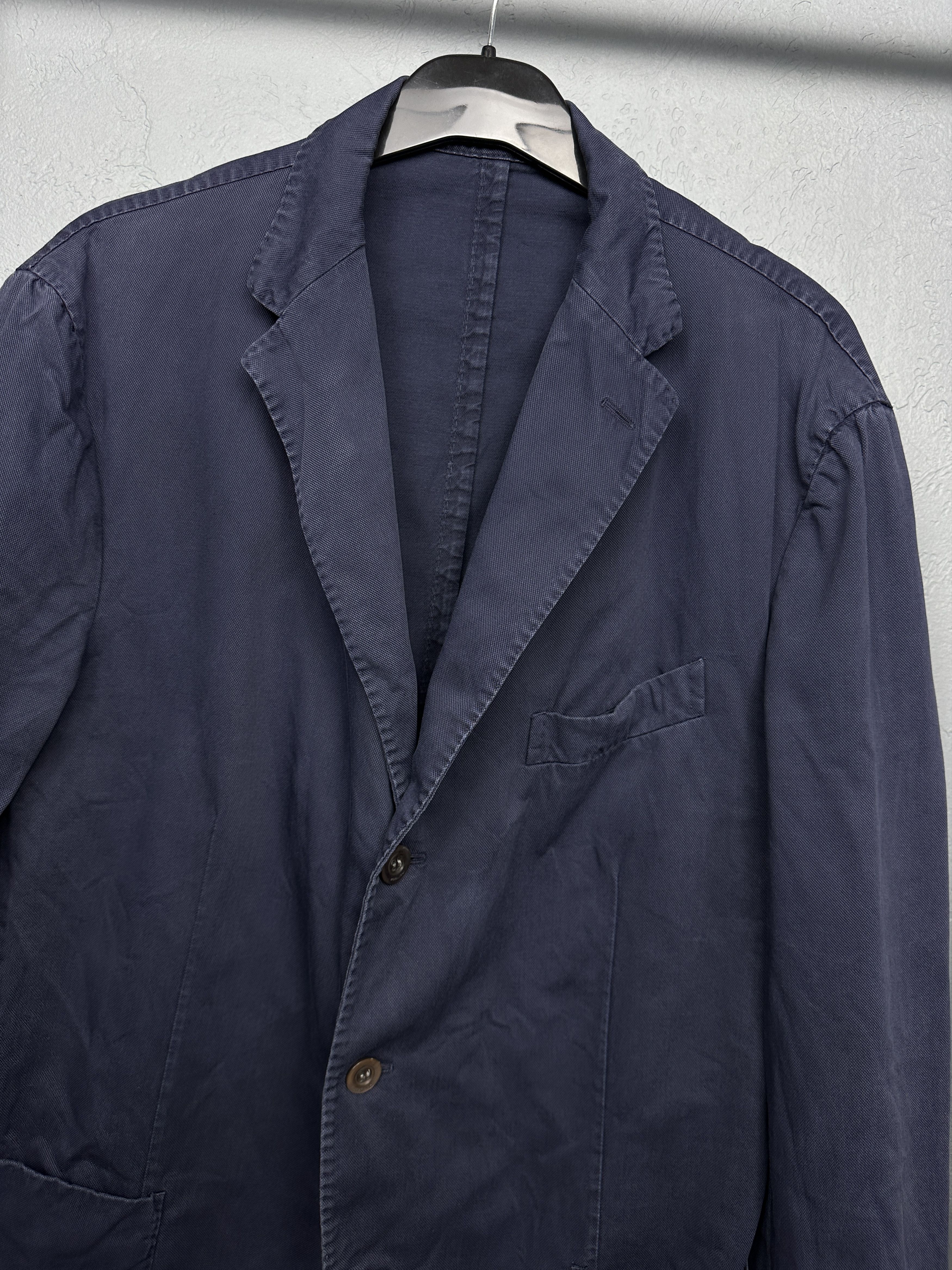 Boglioli Boglioli Mens Cotton Blazer Coat Size US XL / EU 56 / 4 - 2 Thumbnail