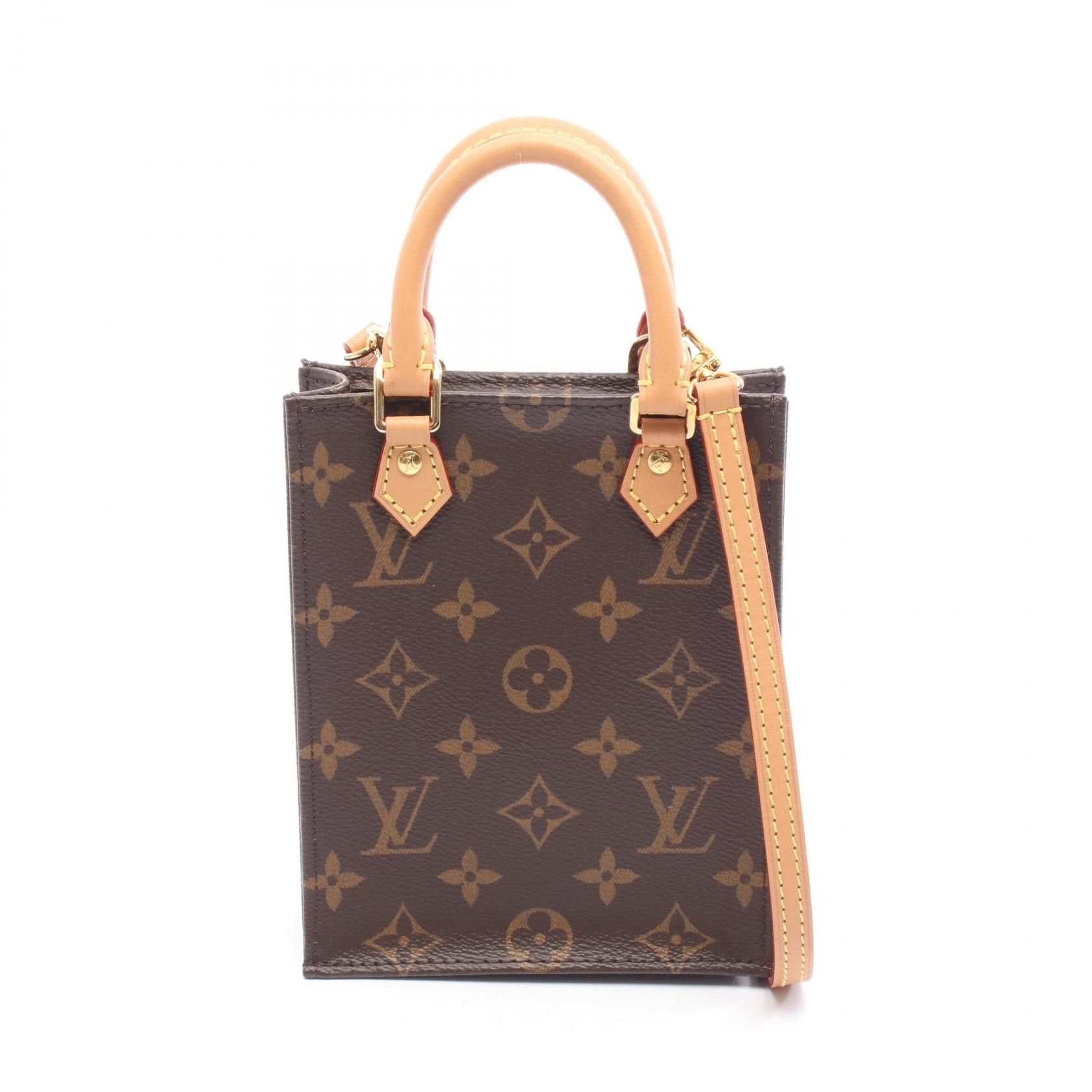 Louis Vuitton Louis Vuitton Louis Vuitton Petite Sac Plat Monogram 2way bag Textile Handbag M69442 DUTY FREE for USA Size ONE SIZE - 1 Thumbnail