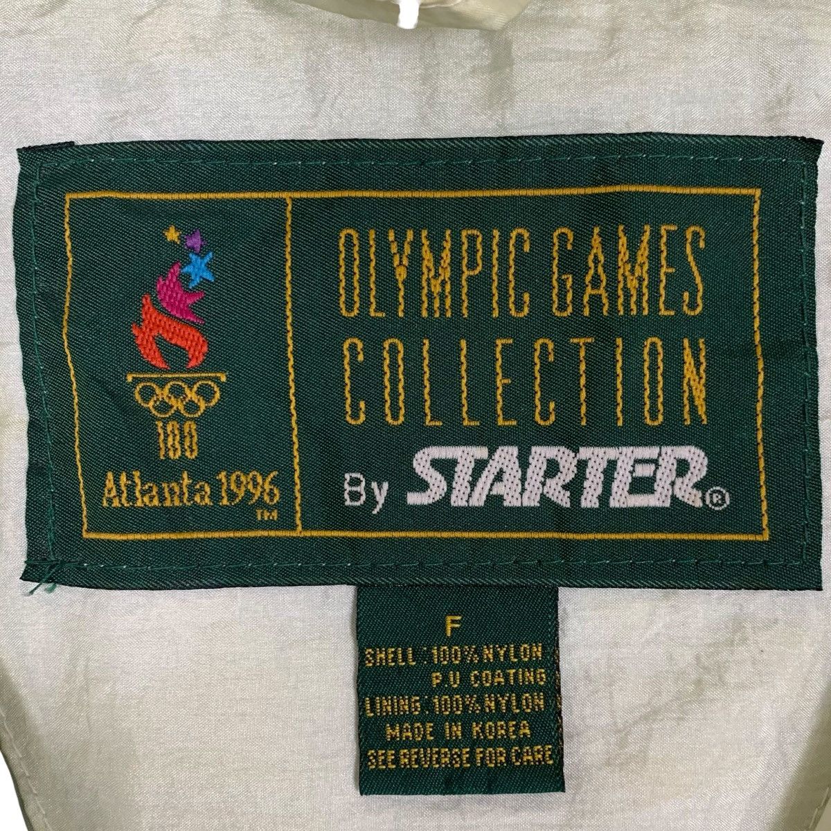 Coca Cola Vintage Starter Coca-Cola Olympic 1996 Hoodie windbreaker Size US XL / EU 56 / 4 - 8 Thumbnail