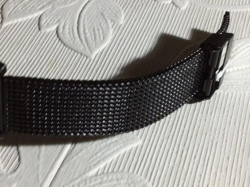 Designer Unknown black mesh bracelet watch Size ONE SIZE - 6 Thumbnail