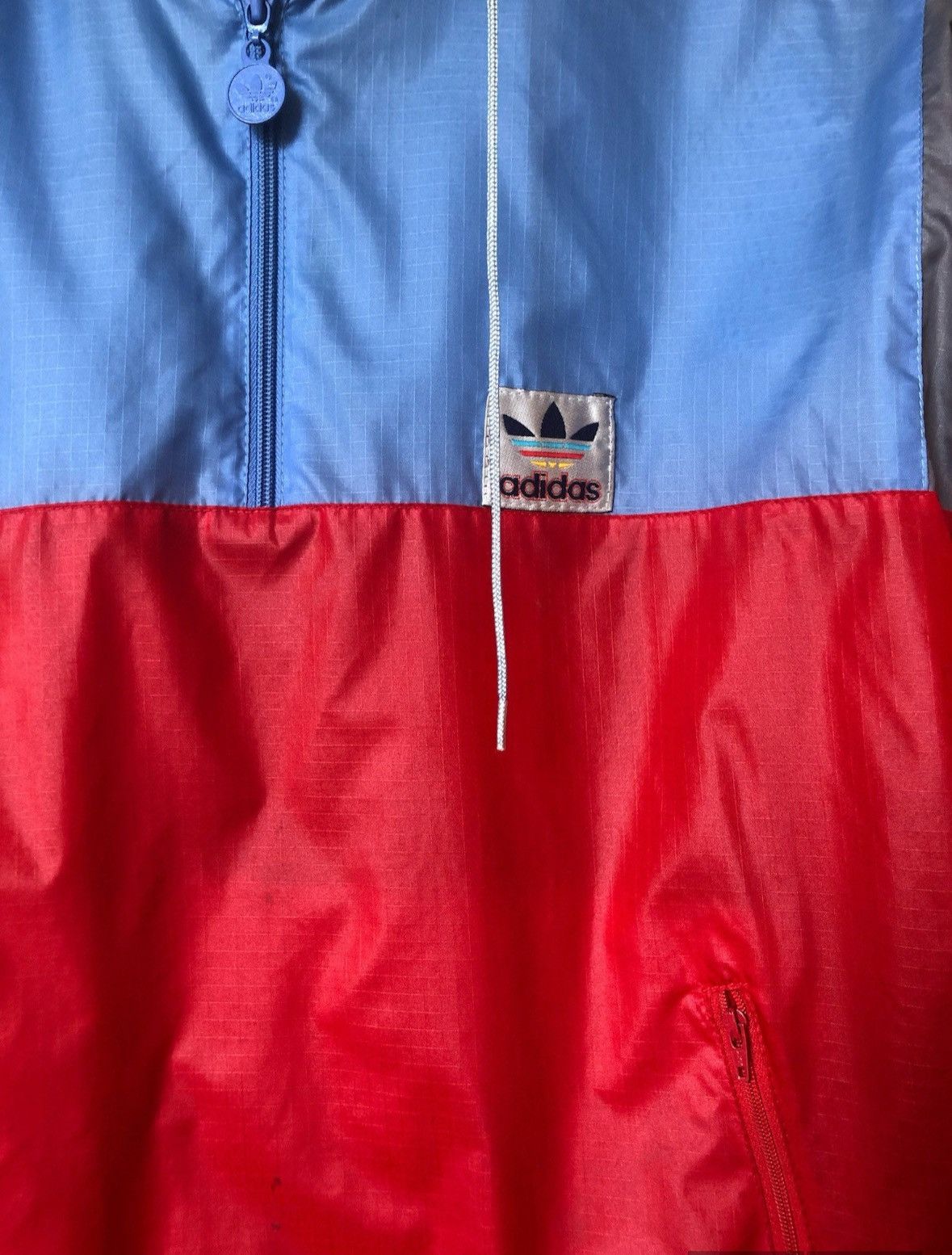 Adidas × Vintage Vintage 1980s Adidas Trefoil Windbreaker Size US M / EU 48-50 / 2 - 3 Thumbnail