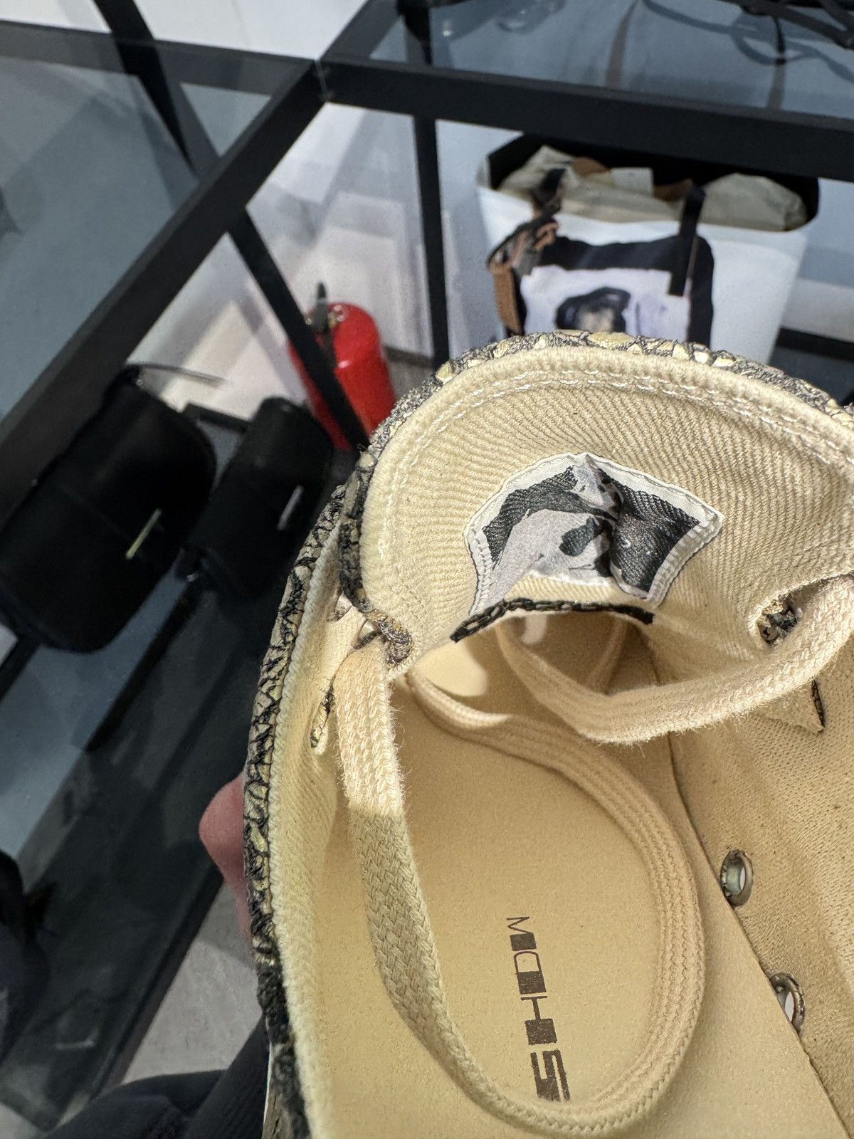 Rick Owens Drkshdw Last Size Rick Owens Drkshdw Cracked Effect Sneakers Size US 5 / IT 35 - 2 Thumbnail