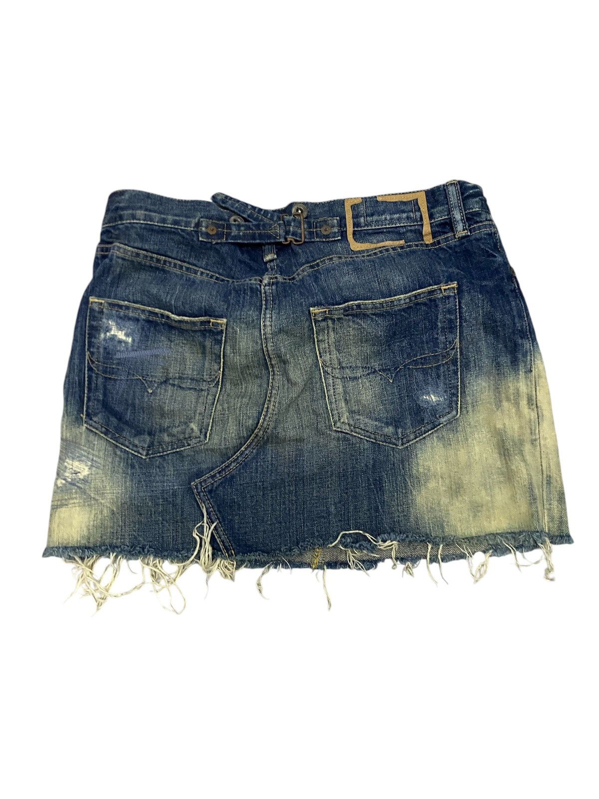 Polo Ralph Lauren POLO RALPH LAUREN DISTRESS MINI SKIRT Size 30" / US 8 / IT 44 - 4 Thumbnail