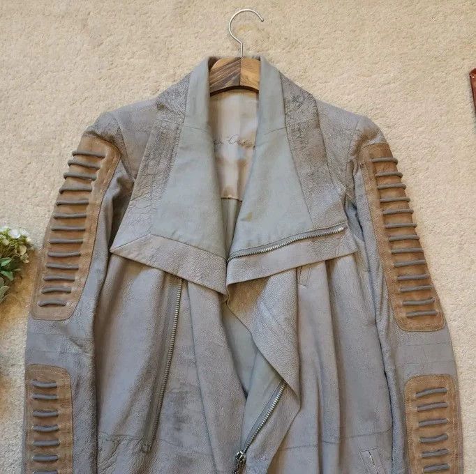 Rick Owens Rick Owens Cracked leather strap coat-2506 Size US M / EU 48-50 / 2 - 3 Thumbnail