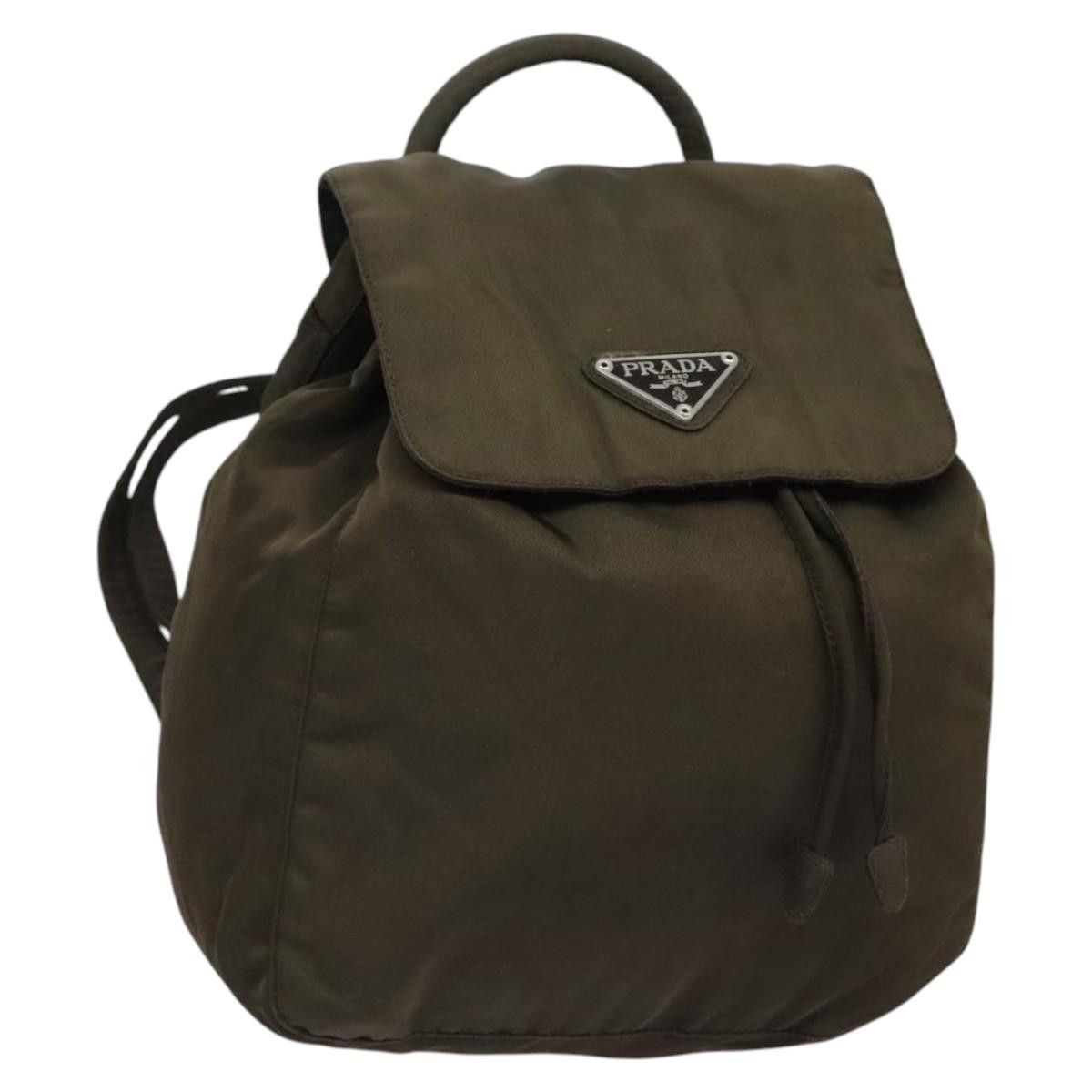 Prada PRADA BACKPACK NYLON KHAKI | Grailed