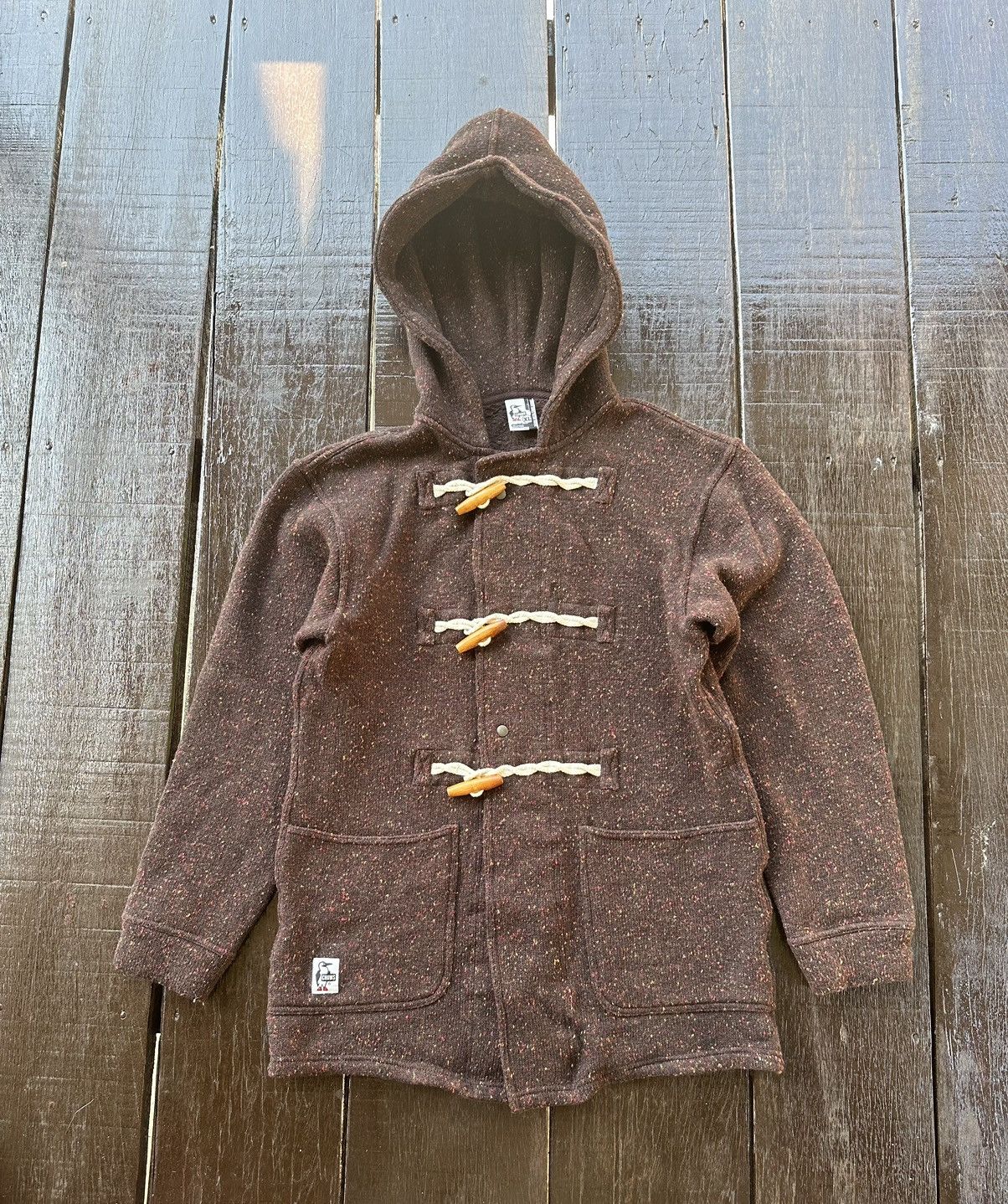 image of Chums Fleece Nice Design in Brown, Men's (Size Medium)