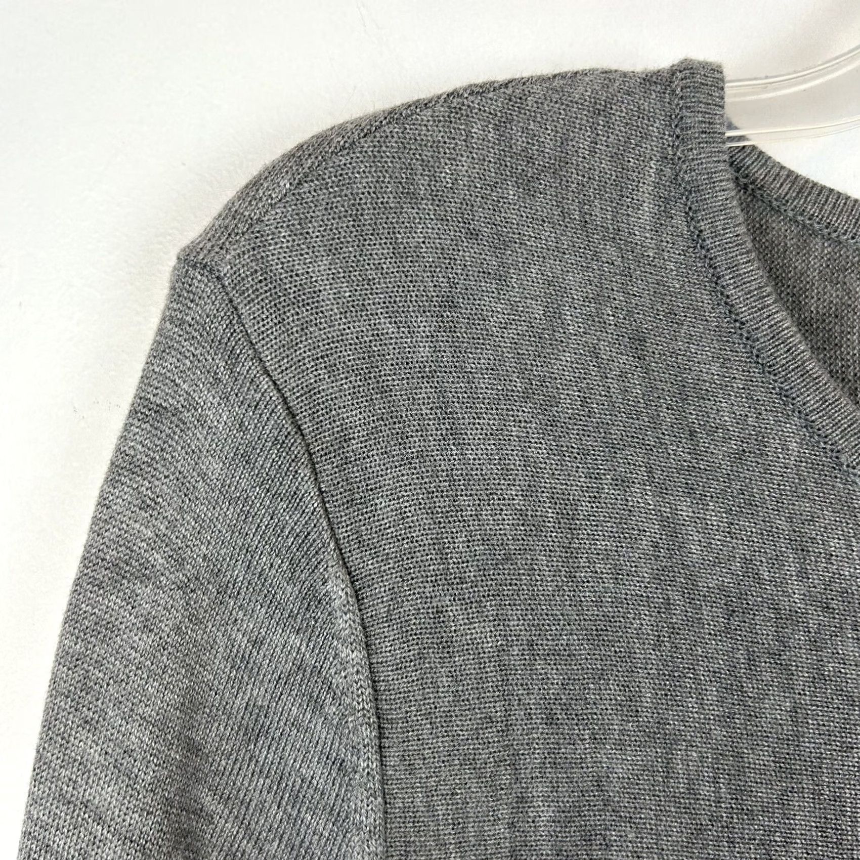 J. Jill J Jill Sweater Dress Tunic Gray Womans S Viscose Wool Blend Top Side Slits Size S / US 4 / IT 40 - 6 Thumbnail