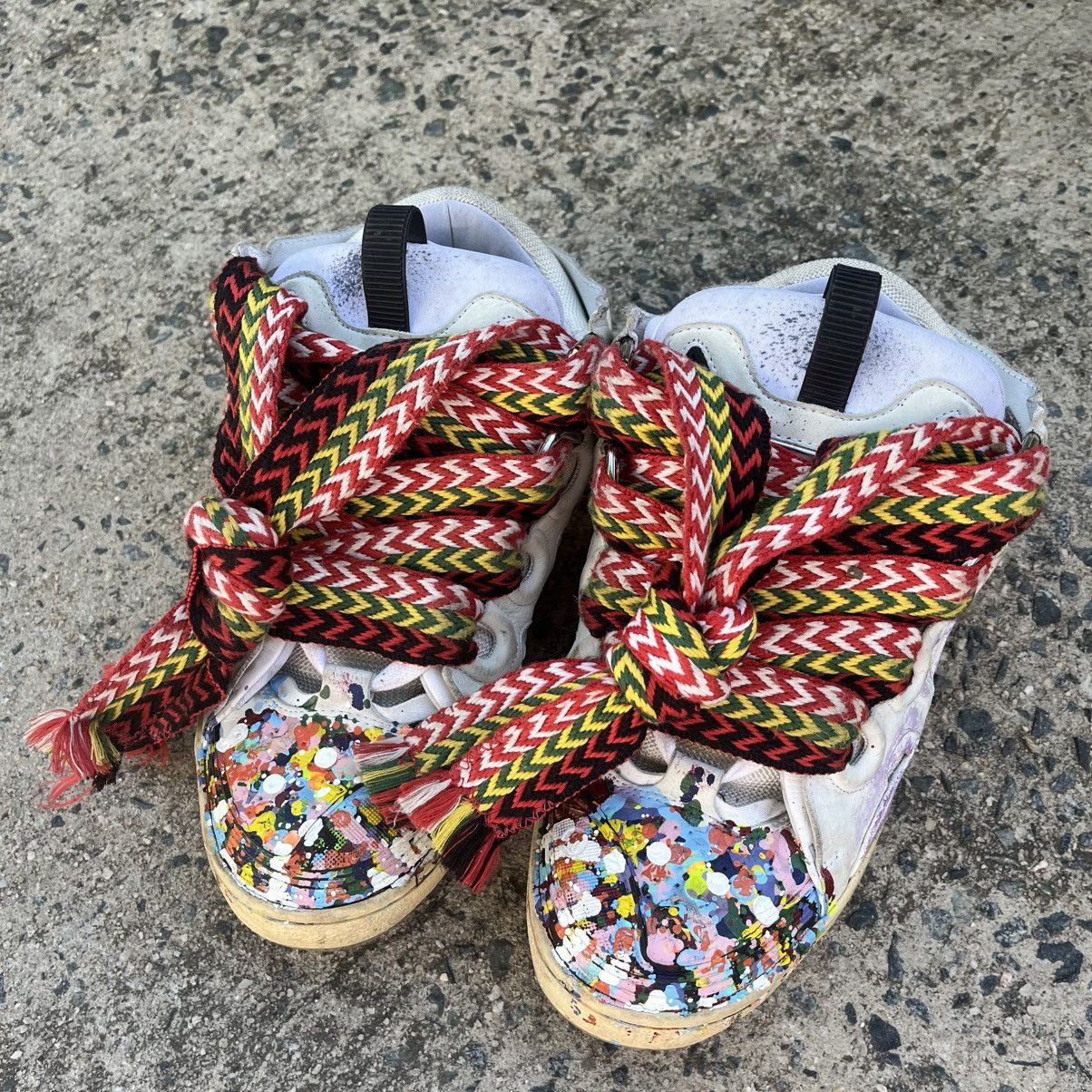 Gallery Dept. × Lanvin Lanvin Gallery Dept. Paint Splatter Curb Sneakers Size US 8.5 / EU 41-42 - 3 Thumbnail