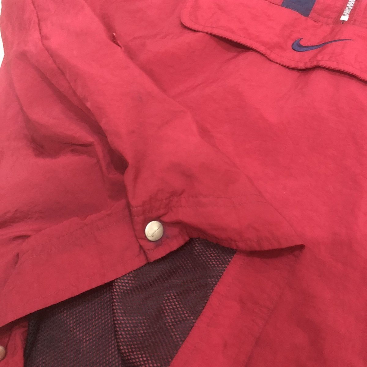 Nike × Vintage Vintage Nike Anorak half Zip Oversize Windbreaker Size US XL / EU 56 / 4 - 12 Thumbnail