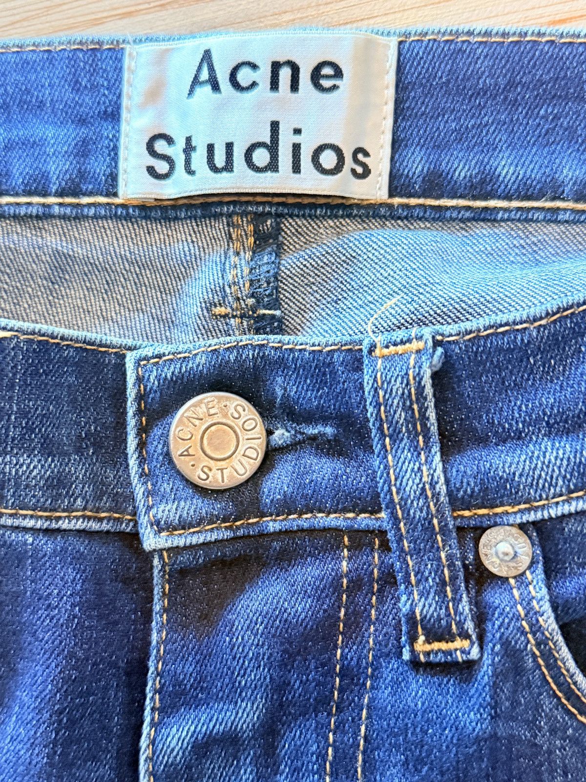 Acne Studios Acne Studios dark wash blue jeans Size US 29 - 3 Thumbnail