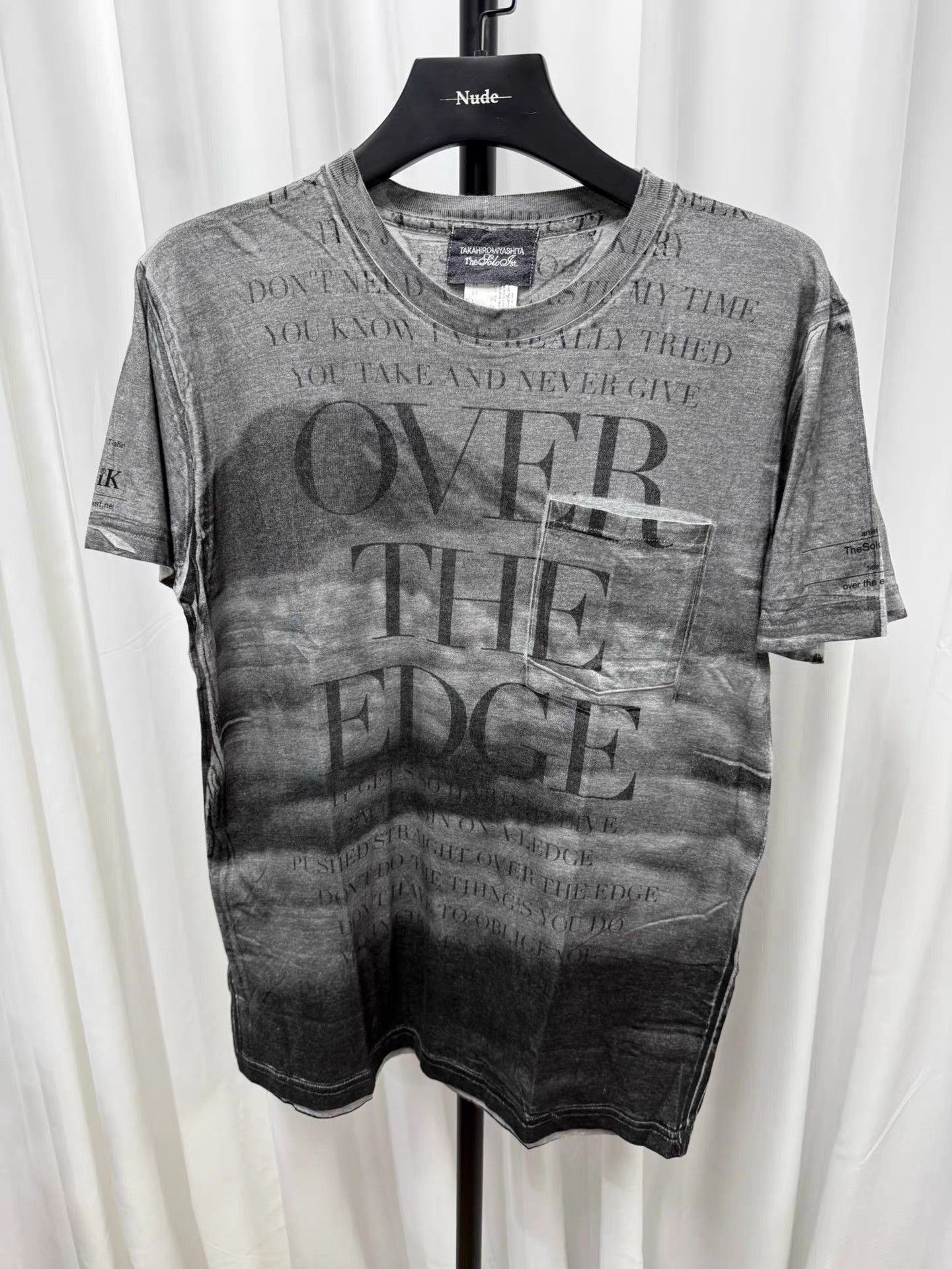 Takahiromiyashita The Soloist. The soloist OVER THE EDGE Ink Print Short Sleeve K20 Size US M / EU 48-50 / 2 - 1 Thumbnail