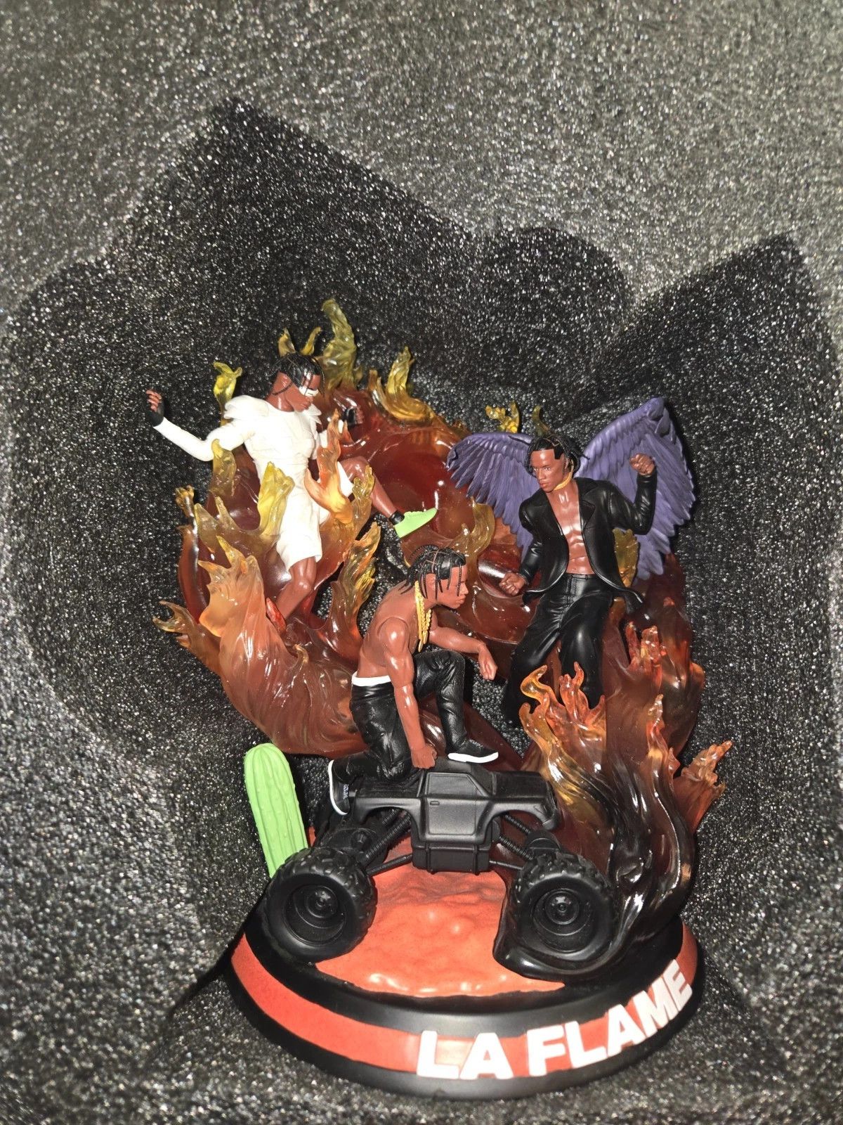 Other The Canvas Don: Travis Scott "La Flame" 10 inch Statue New Size ONE SIZE - 13 Thumbnail