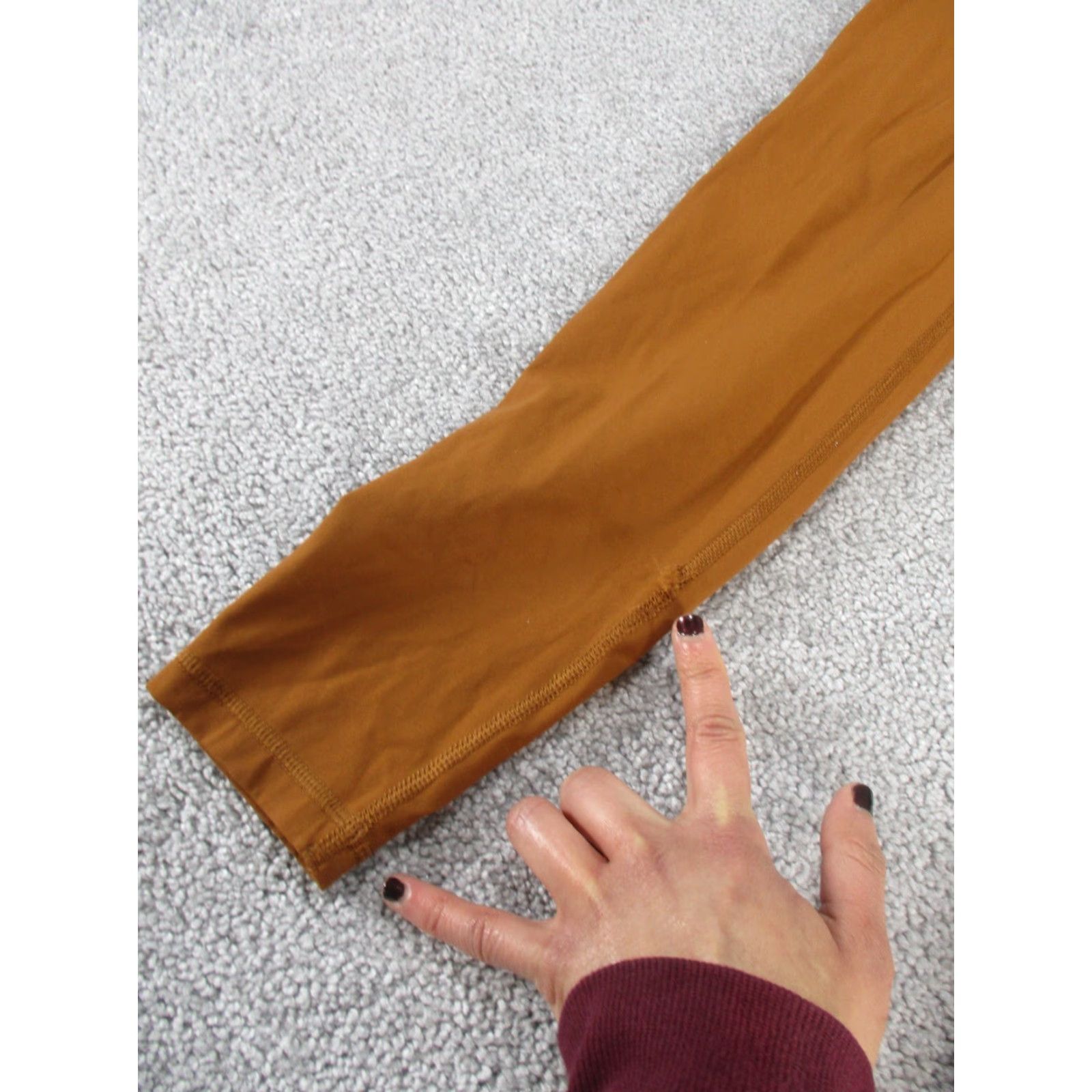 Everlane EVERLANE Leggings Womens Small Orange Stretch Ankle Activewear Gym Yoga Size 28" / US 6 / IT 42 - 2 Thumbnail