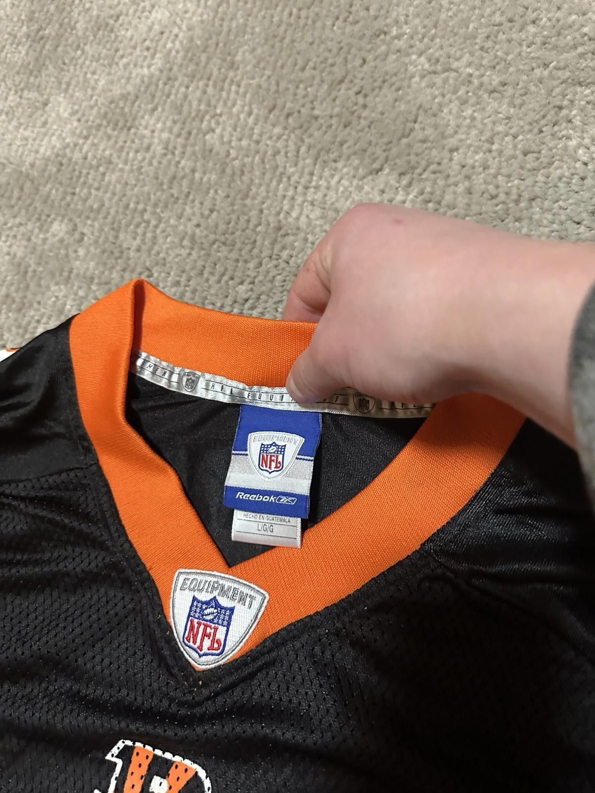 Reebok Vintage Reebok Cincinnati Bengals Carson Palmer Jersey Sz L Size US L / EU 52-54 / 3 - 5 Thumbnail