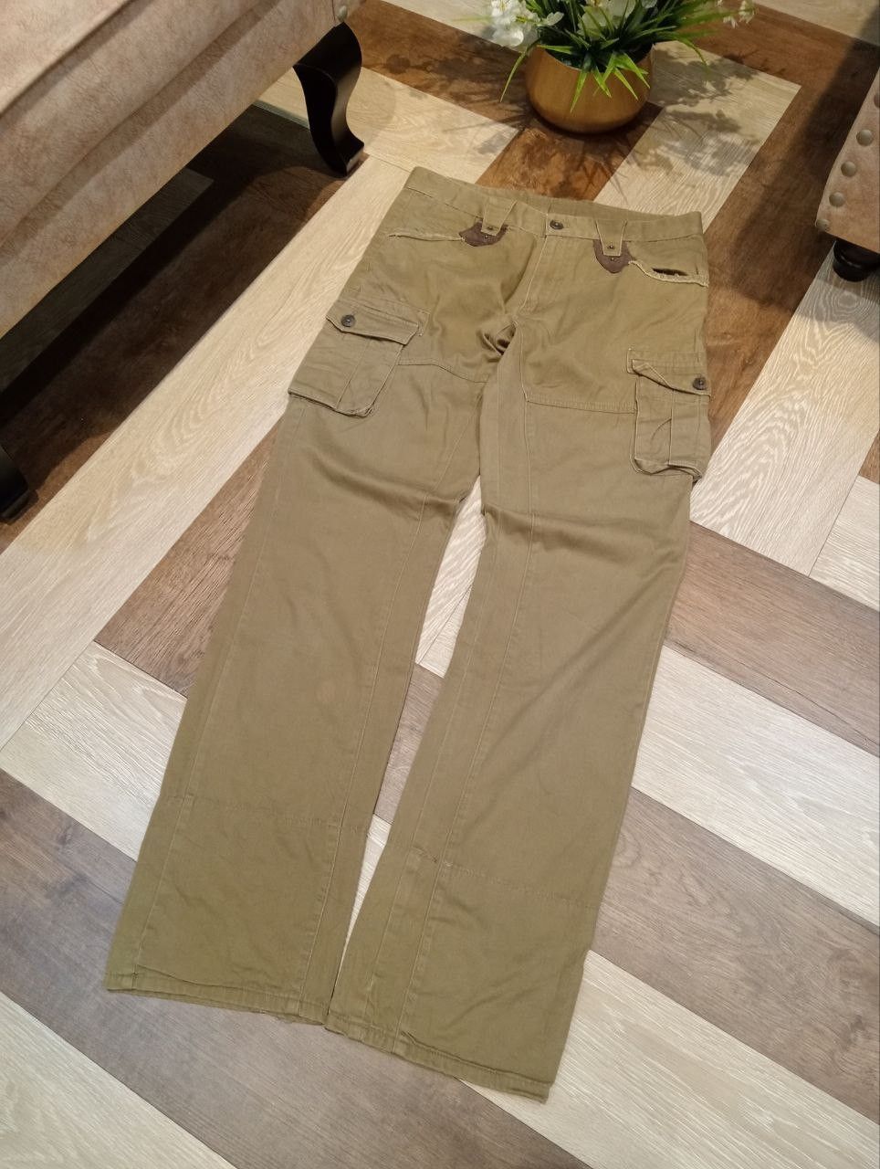 PPFM PPFM JAPAN ANARCHYDENIM EASTERN ROCK CARGO PANTS Size US 32 / EU 48 - 2 Thumbnail