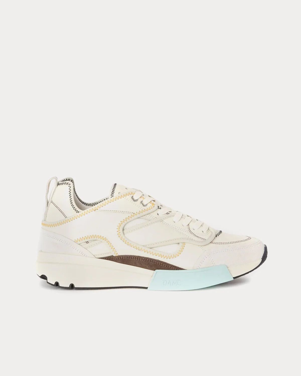 OAMC o1y0225 Logo Low-Top Sneakers in White Size US 7 / EU 40 - 1 Thumbnail