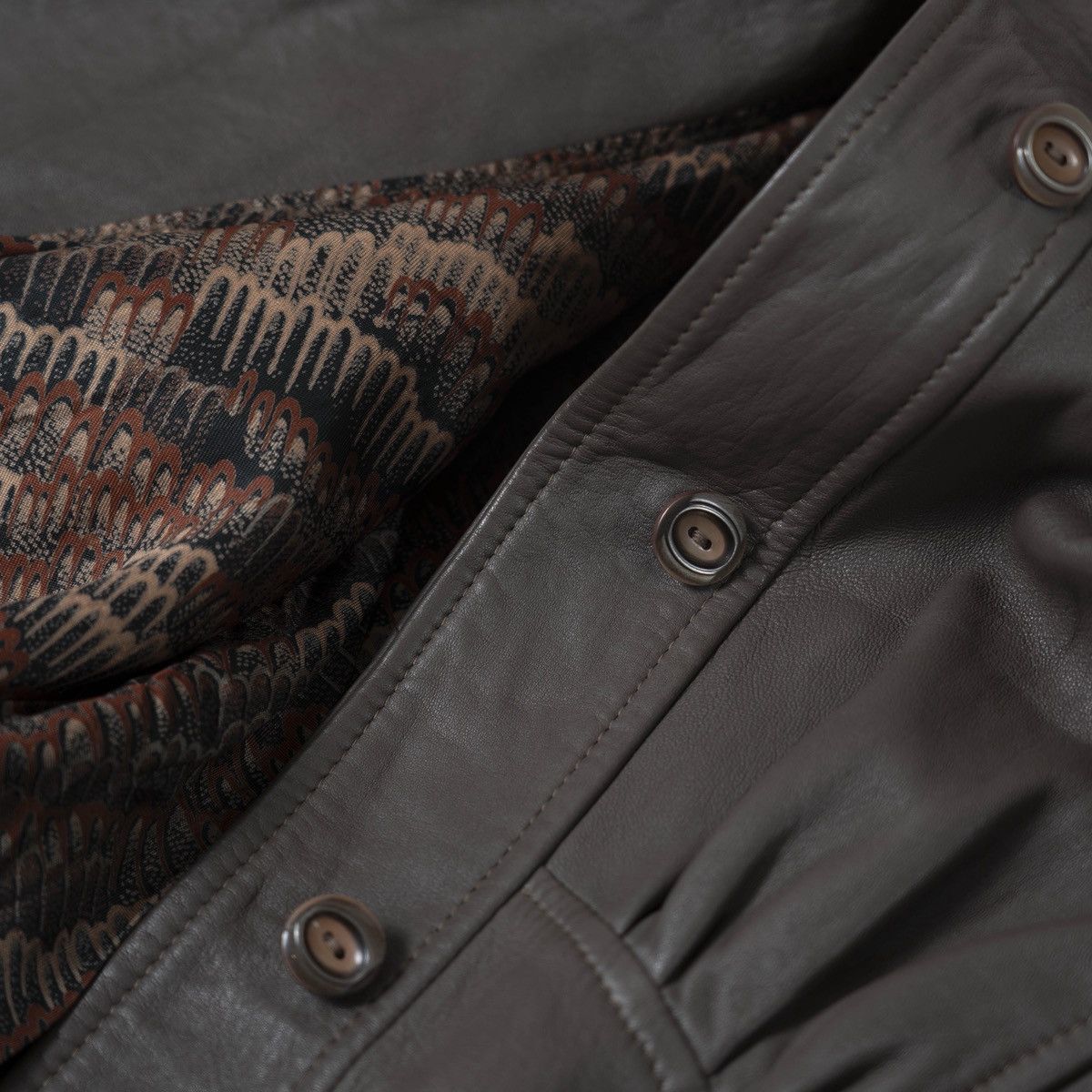 Other Vintage 80s Brown Leather Jacket Size S / US 4 / IT 40 - 7 Thumbnail