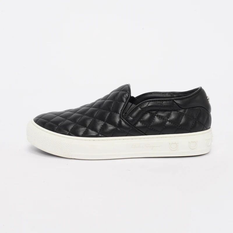 Salvatore Ferragamo o1y0426 Low-Top Sneakers in Black Size US 10.5 / IT 40.5 - 2 Thumbnail
