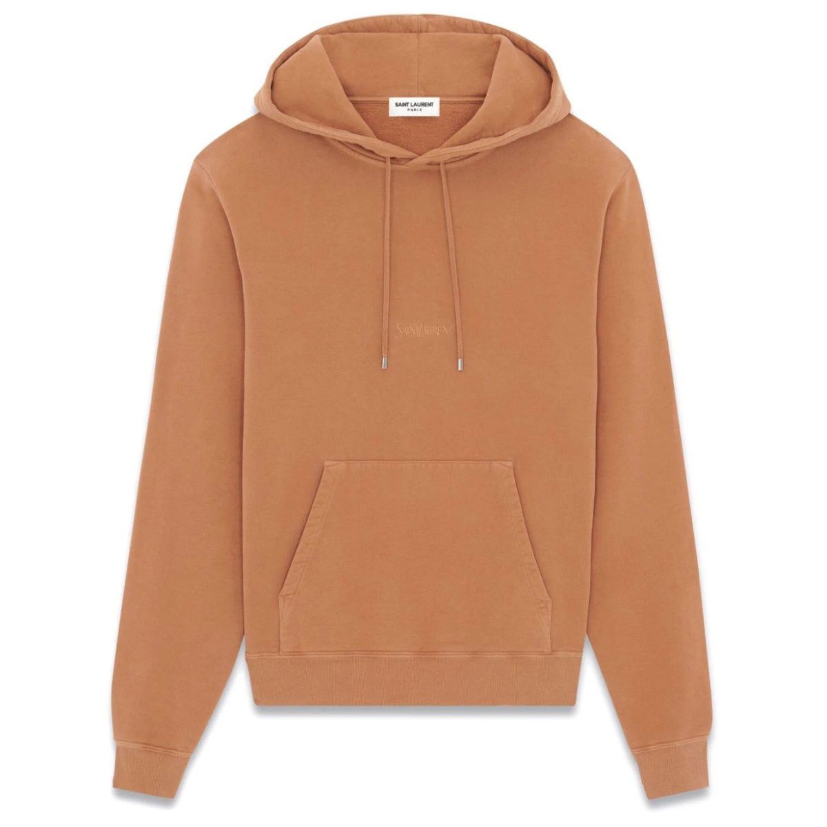 Saint Laurent Paris o1s1wg110125 755567 Hoodie in Brown Size US XL / EU 56 / 4 - 1 Thumbnail