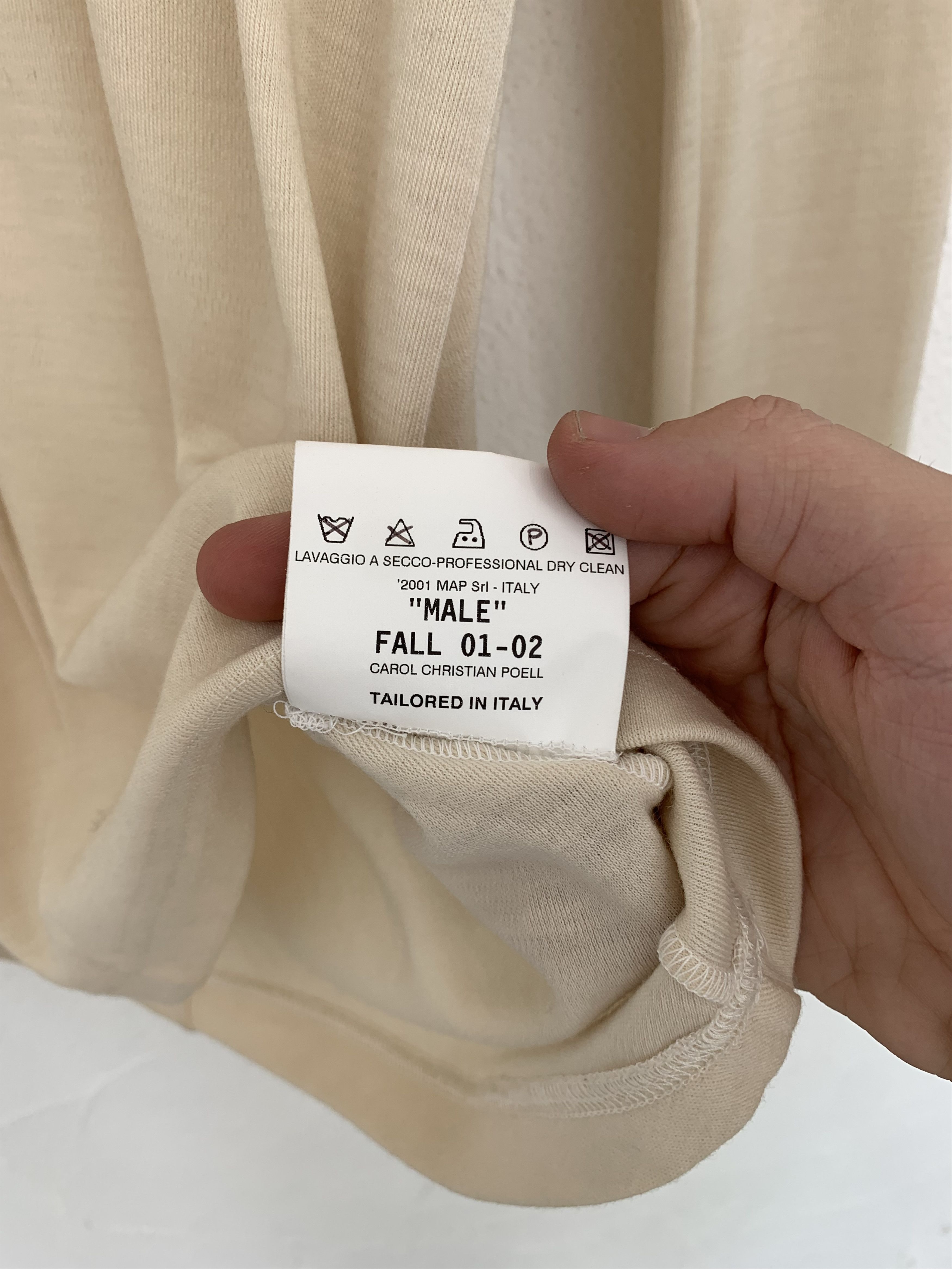Carol Christian Poell CAROL CHRISTIAN POELL PROTOTYPE WOOL POLO Size US M / EU 48-50 / 2 - 10 Thumbnail