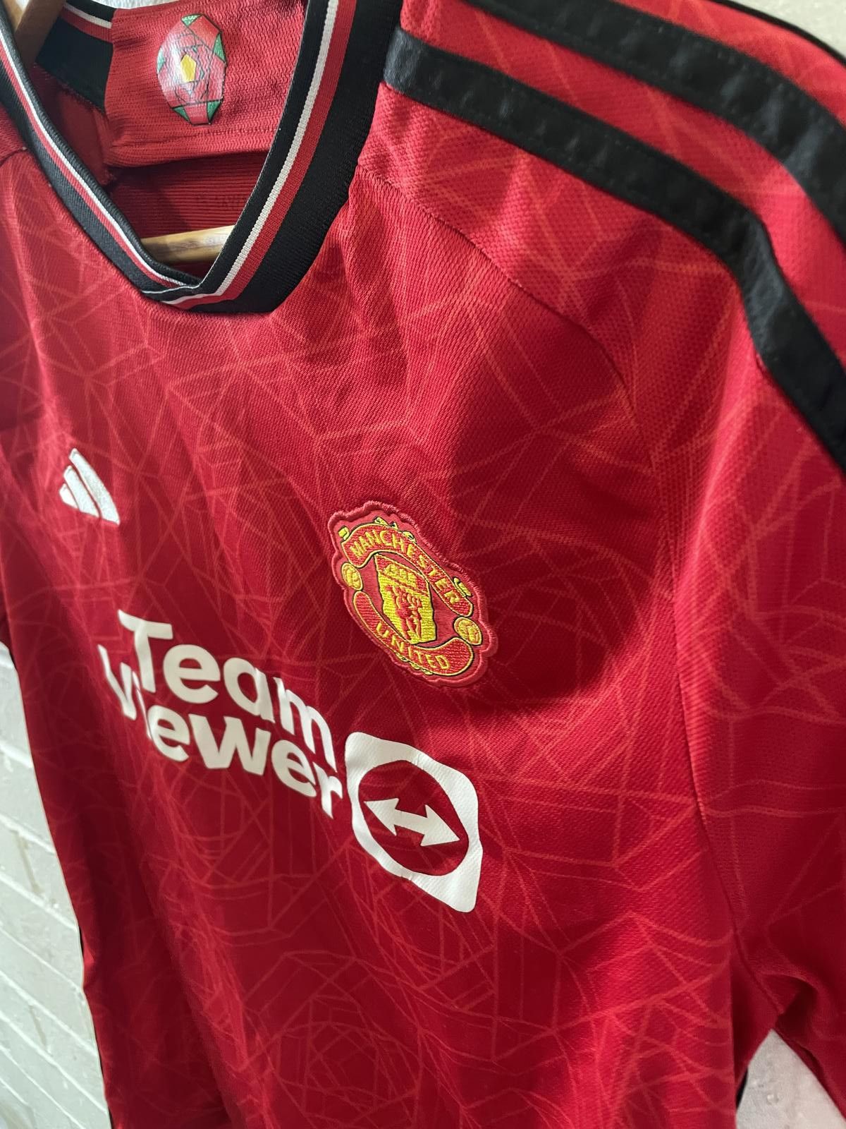 Adidas Manchester United Red Football Jersey - Mount Size US M / EU 48-50 / 2 - 4 Thumbnail